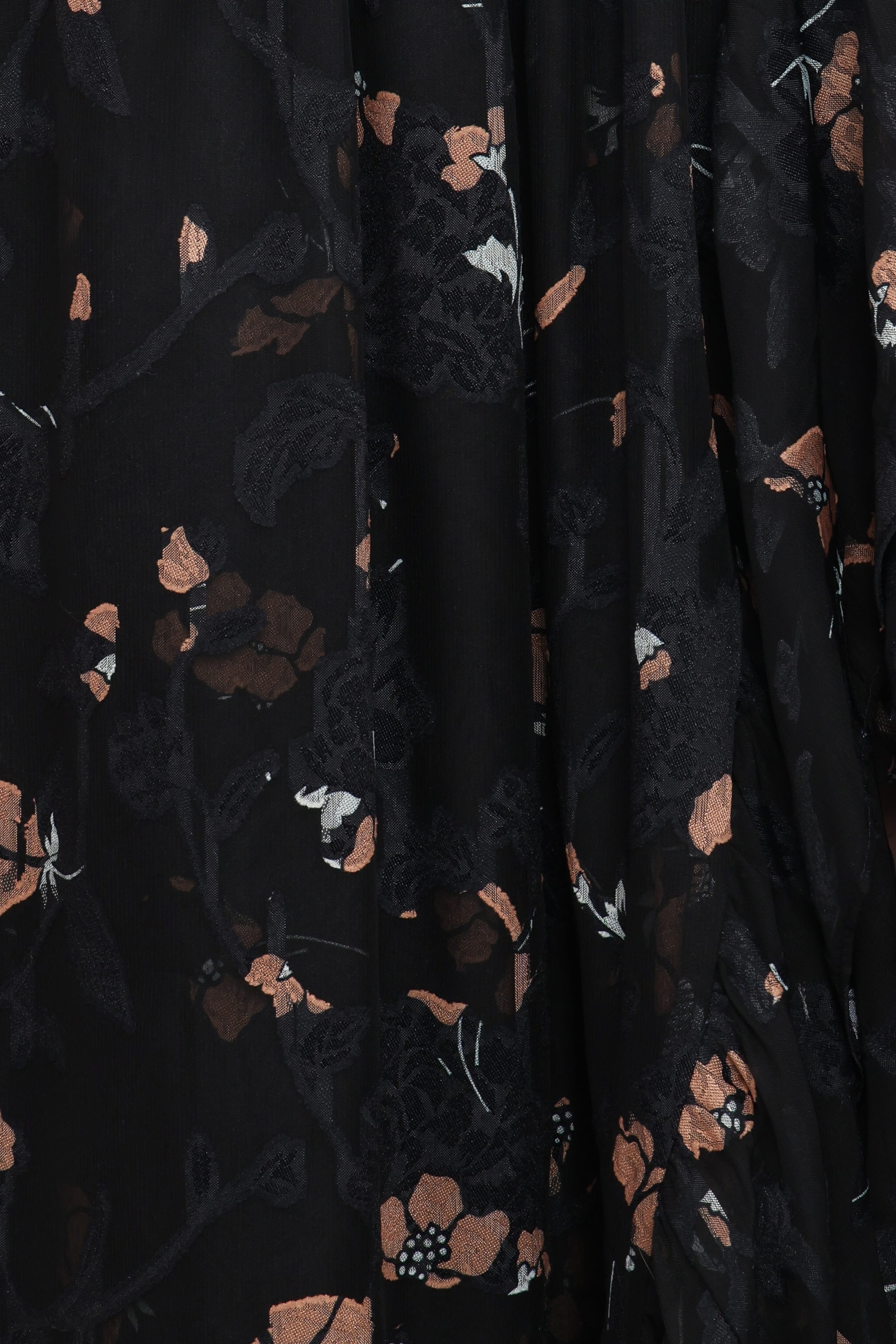 Petal and Pup USA DRESSES Orielle Maxi Dress - Black/Beige Floral