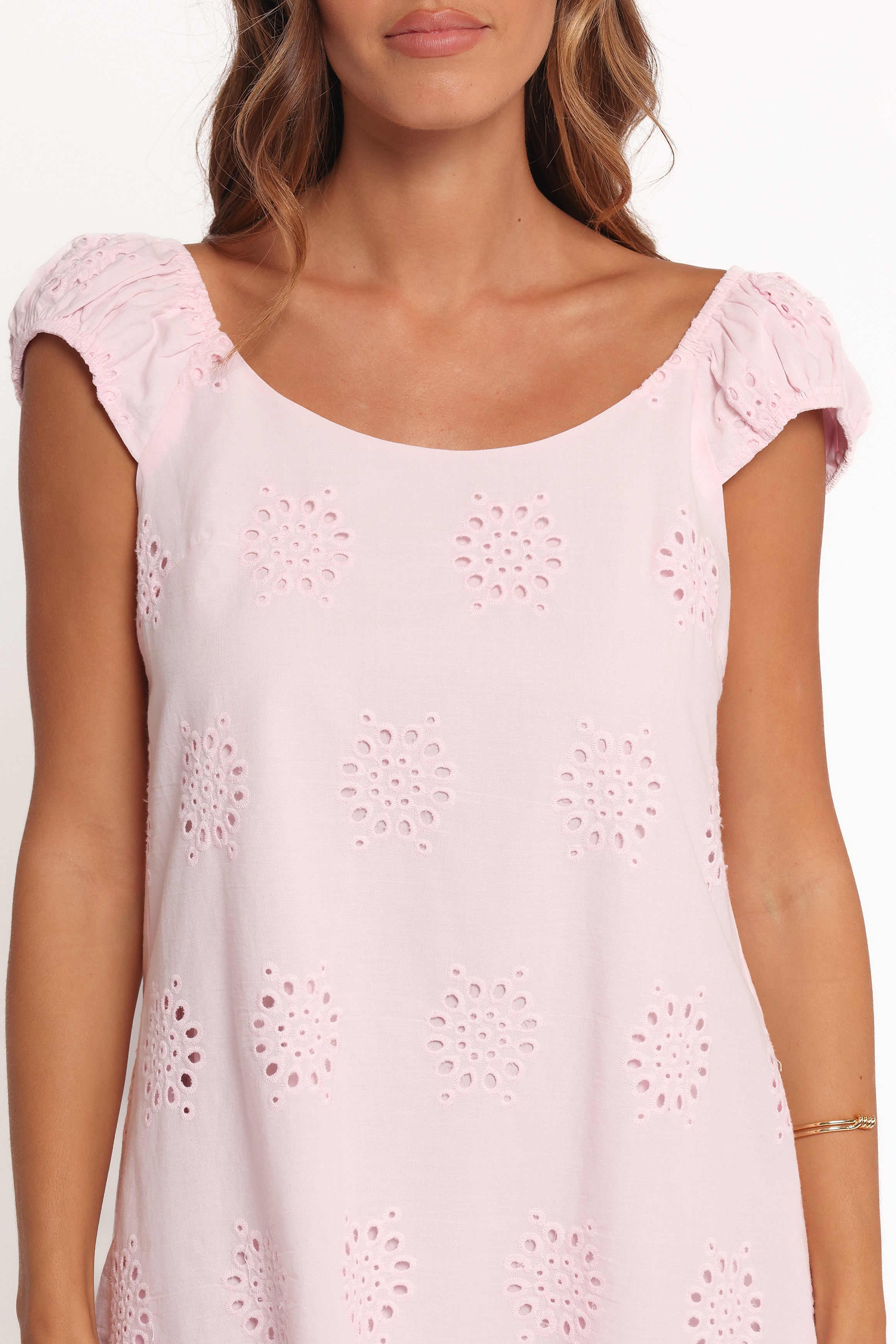 Petal and Pup USA DRESSES Pammy Mini Dress - Pale Pink