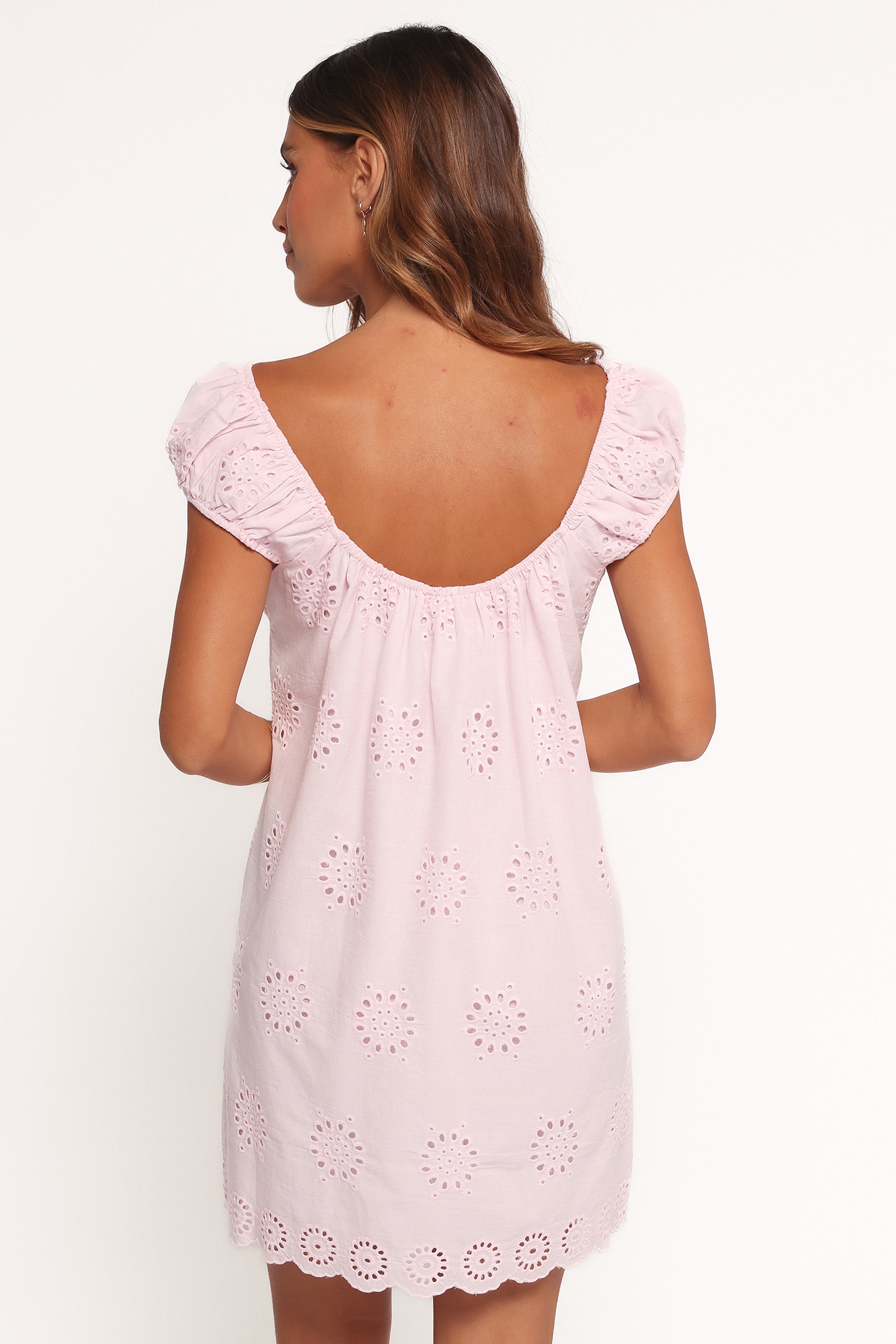Petal and Pup USA DRESSES Pammy Mini Dress - Pale Pink