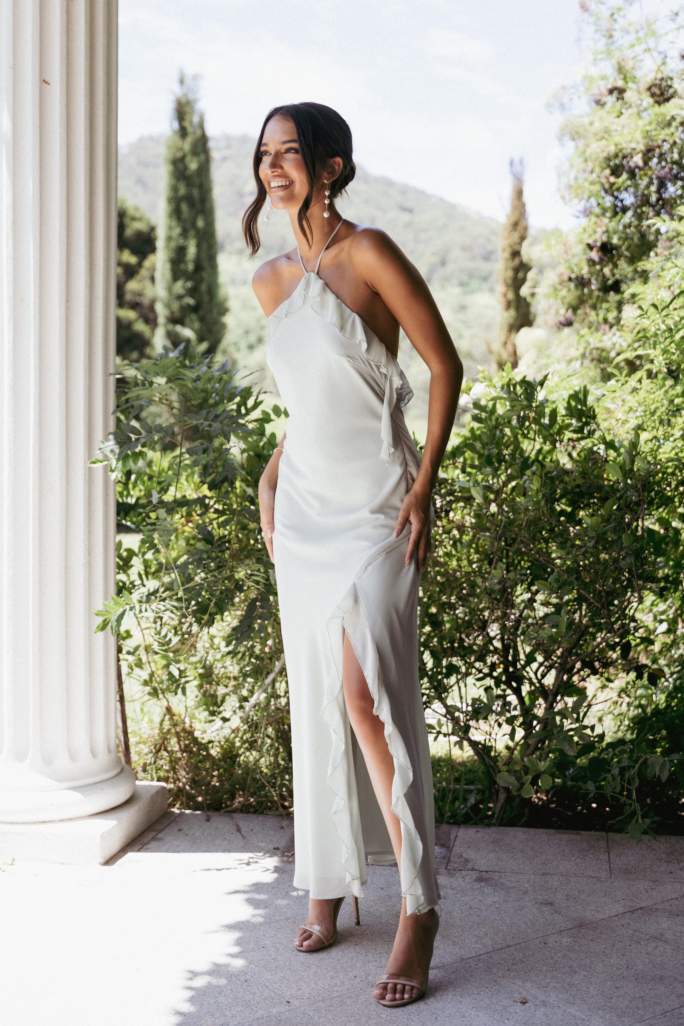 Petal and Pup USA DRESSES Patricia Maxi Dress - Sage