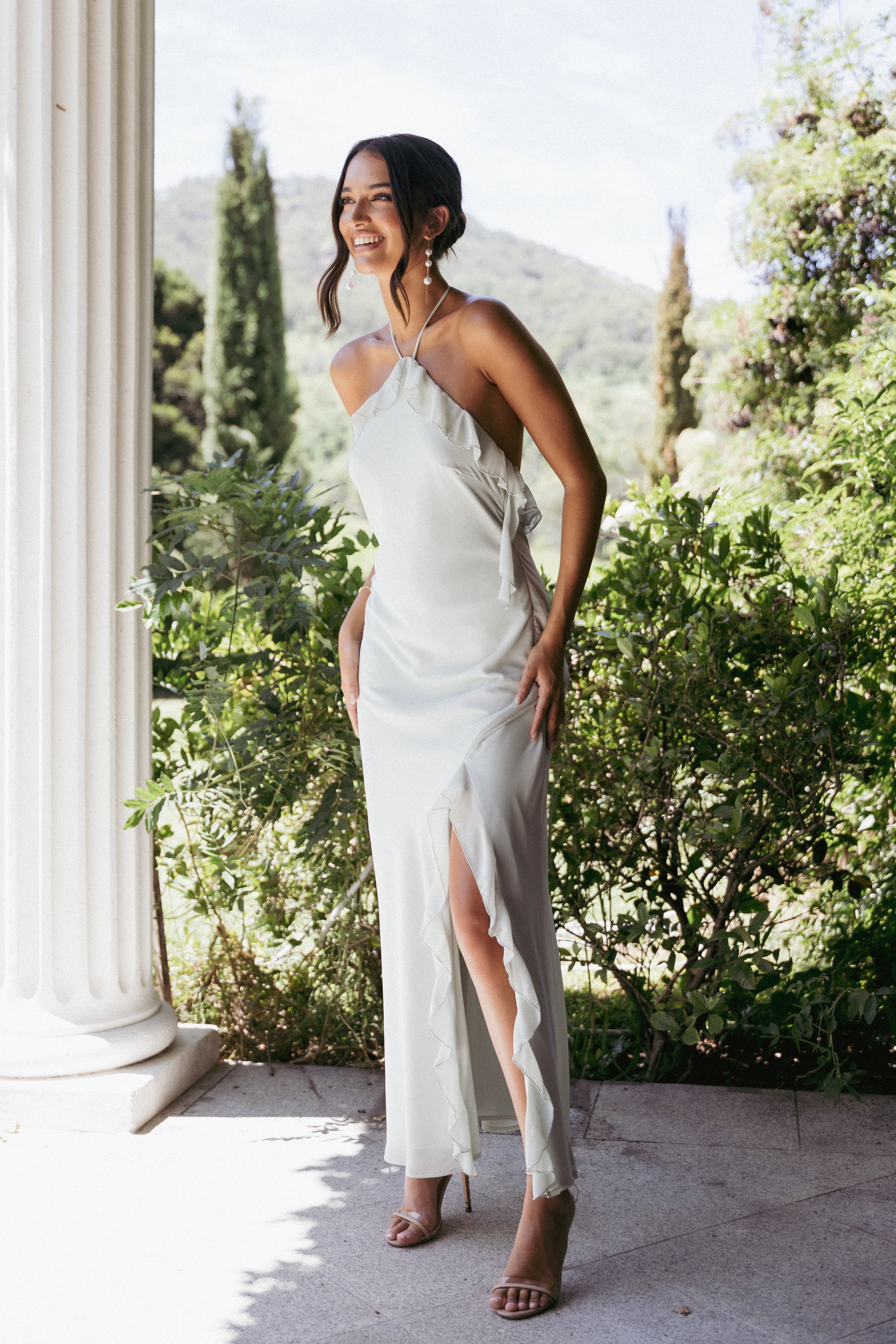 Petal and Pup USA DRESSES Patricia Maxi Dress - Sage