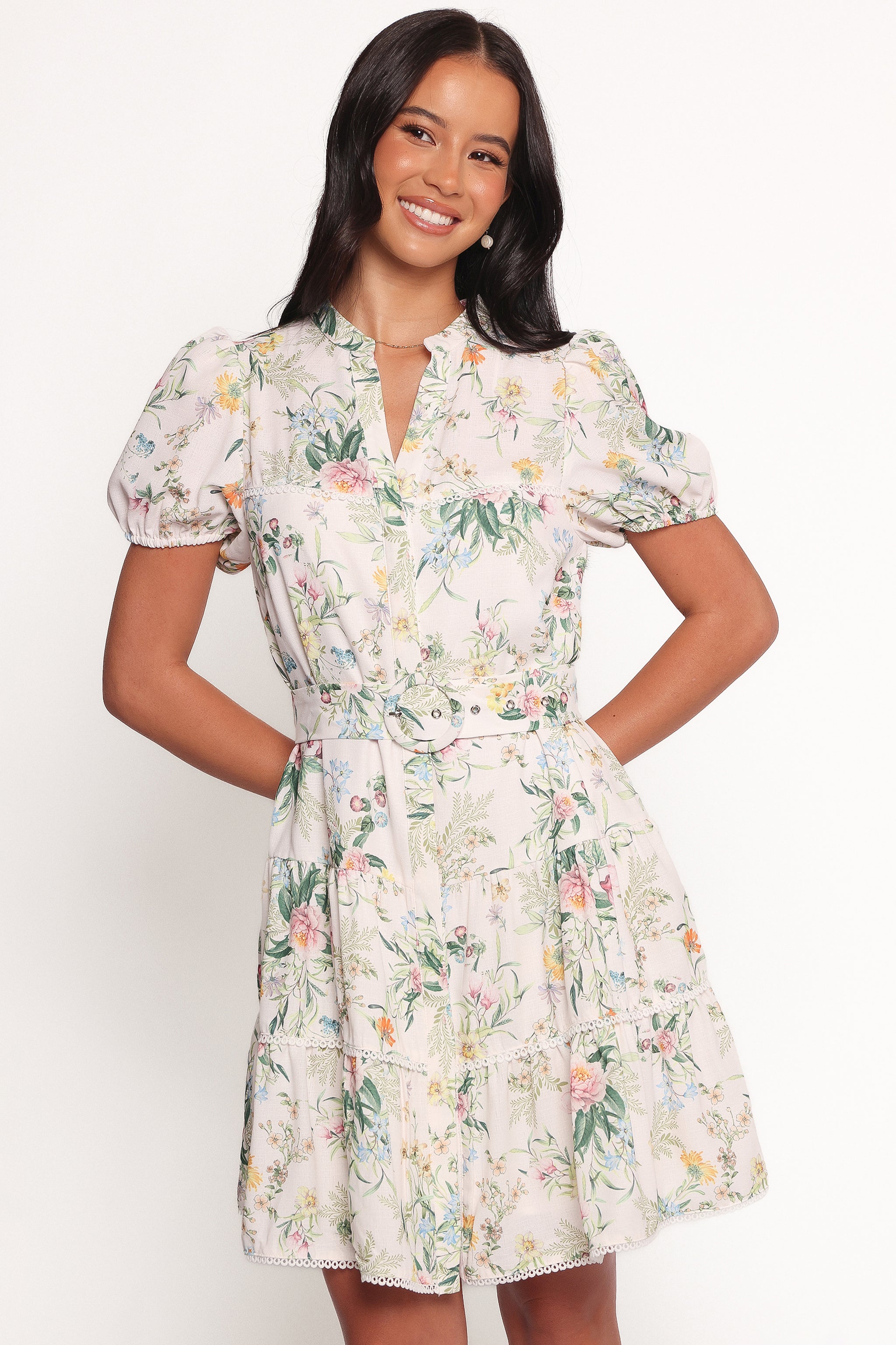 knee length dresses for ladies Paula Mini Dress - Multi Floral