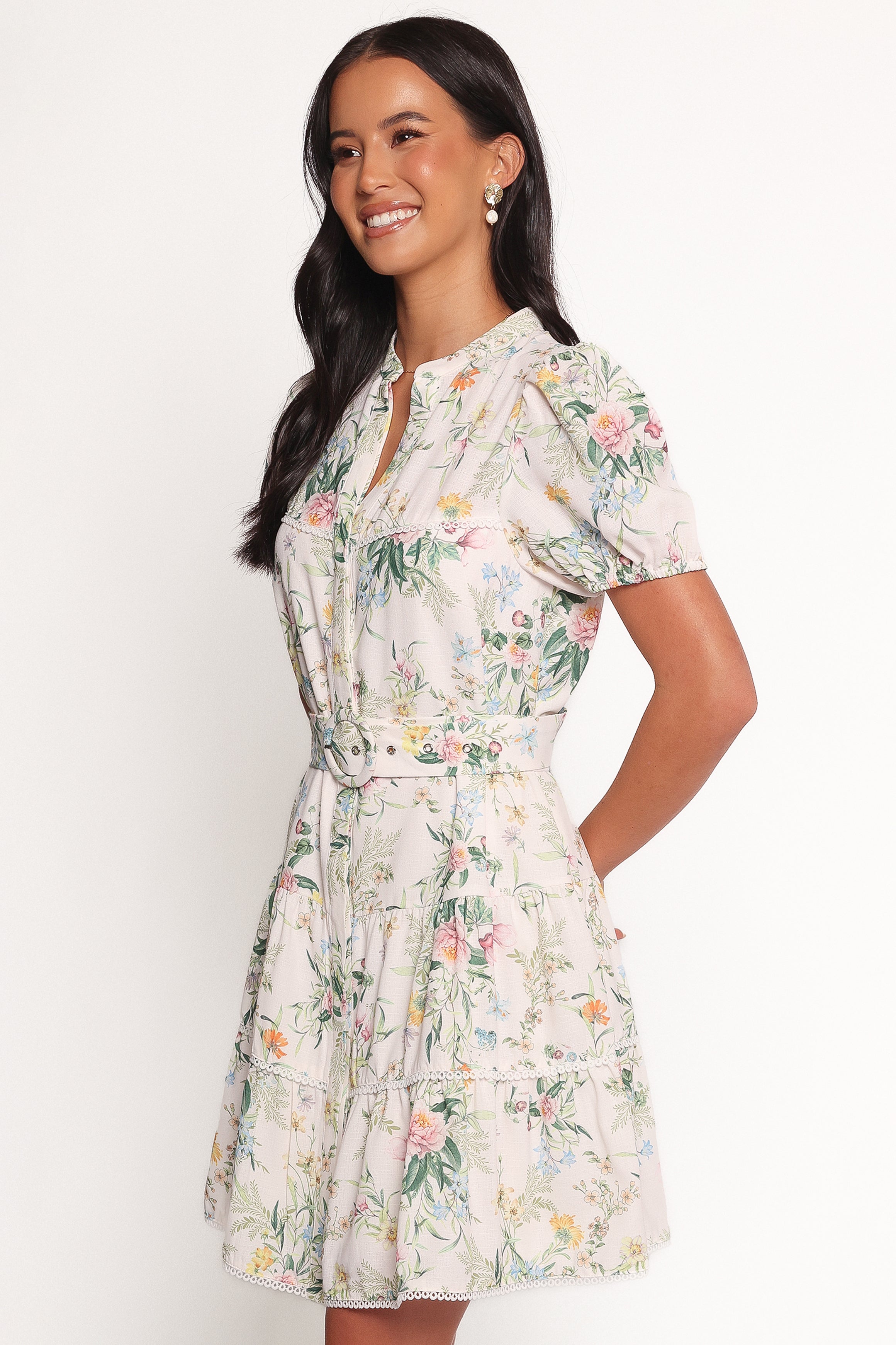 Petal and Pup USA DRESSES Paula Mini Dress - Multi Floral