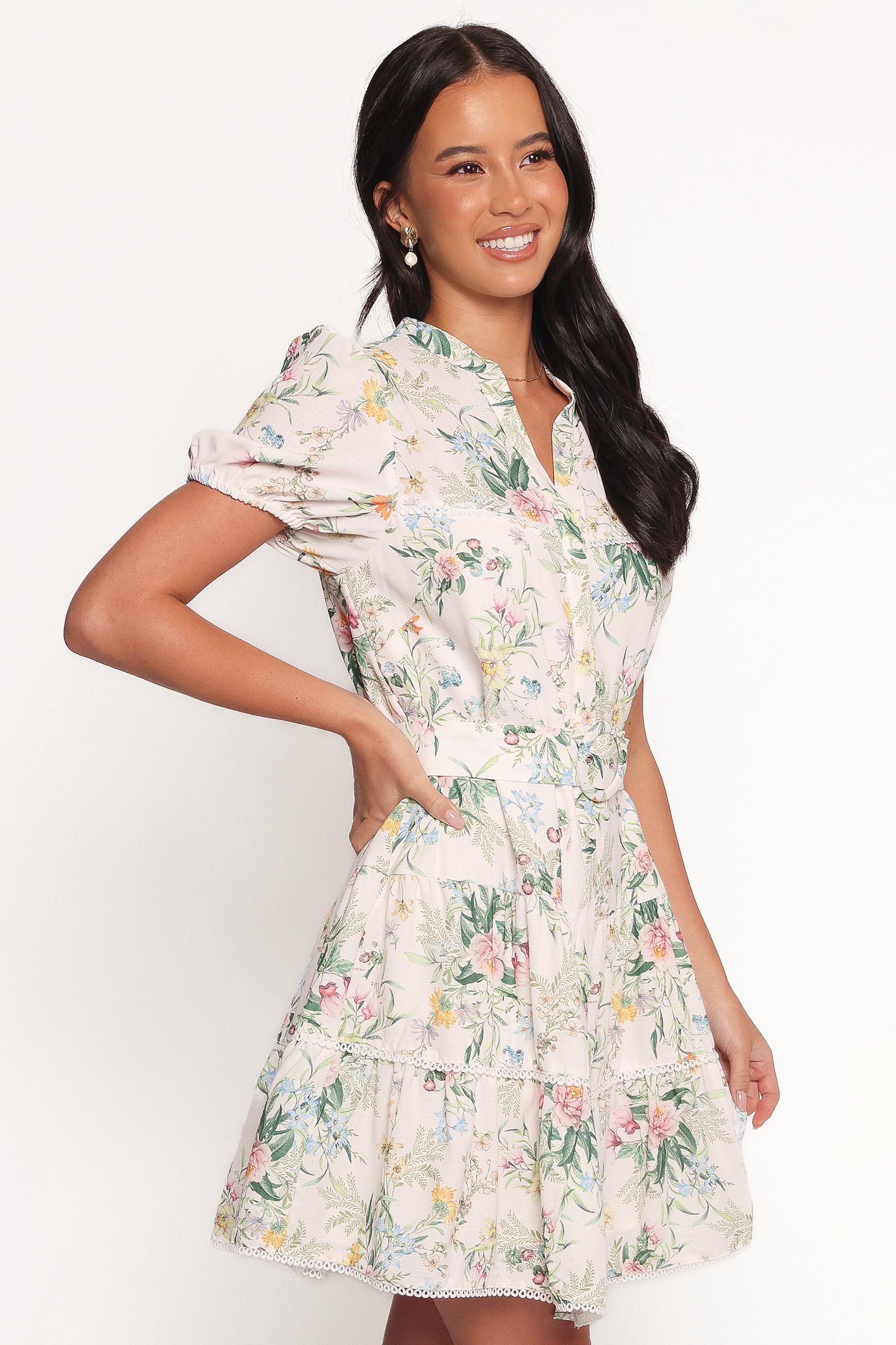 Petal and Pup USA DRESSES Paula Mini Dress - Multi Floral