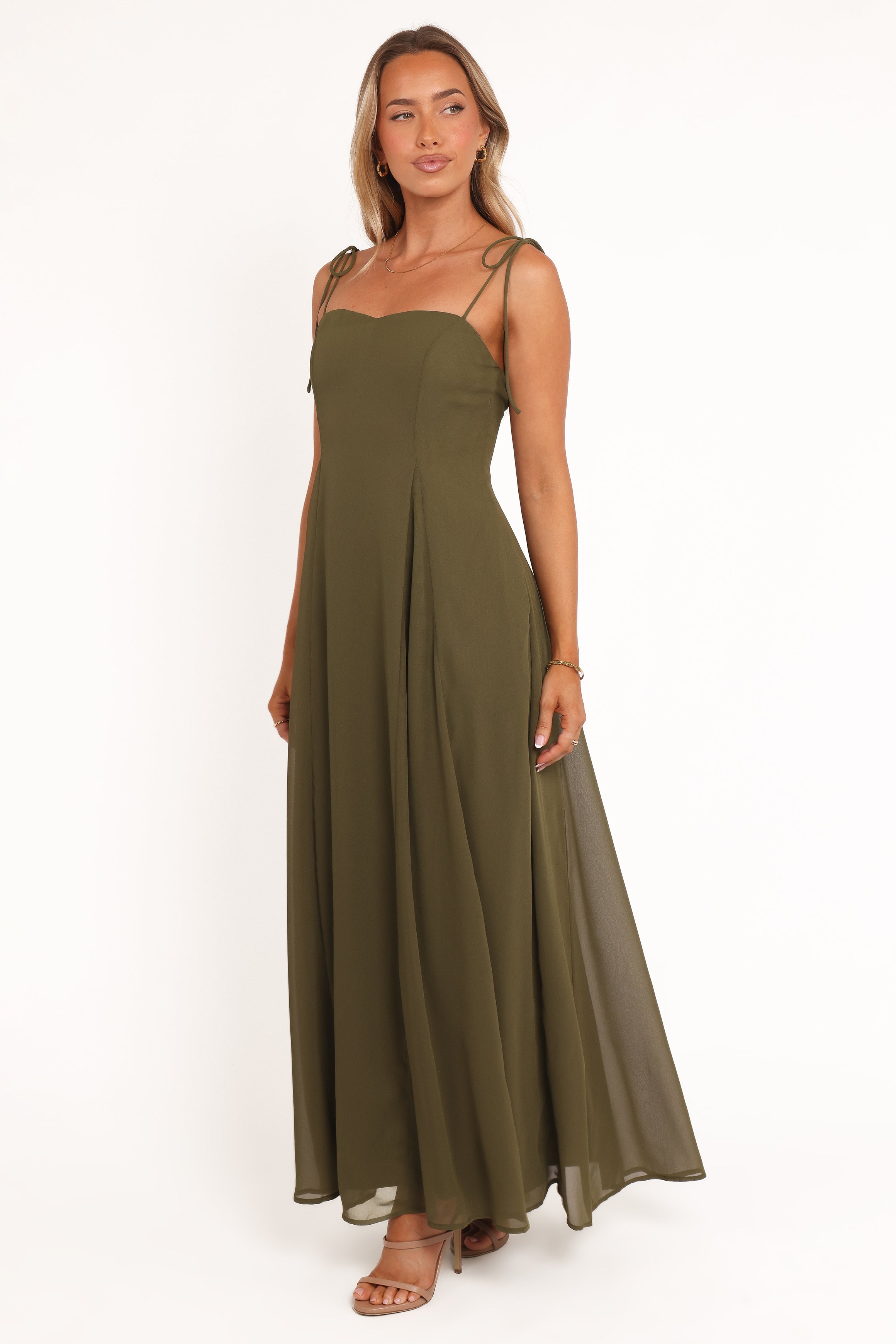 Petal and Pup USA DRESSES Rayna Maxi Dress - Olive