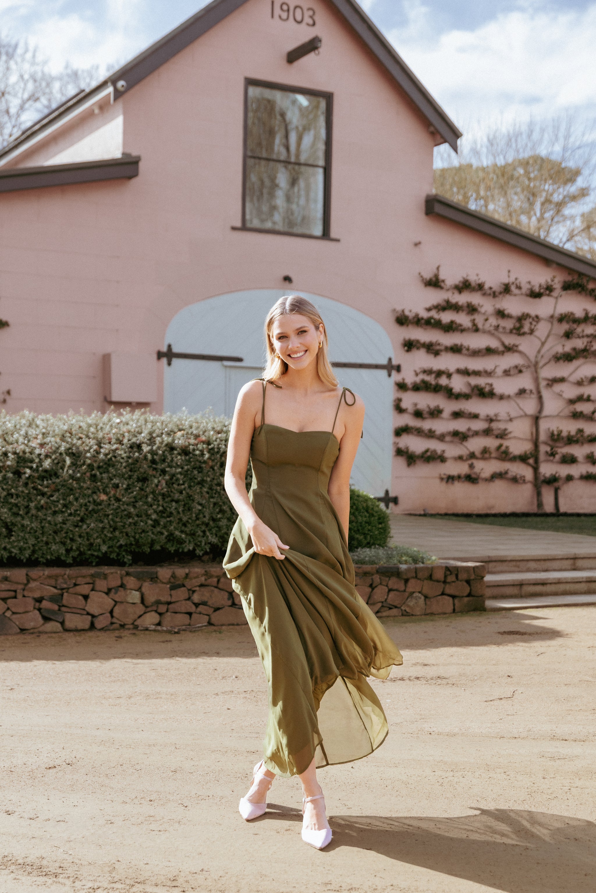 Petal and Pup Women's Rayna Maxi Dress - Olive