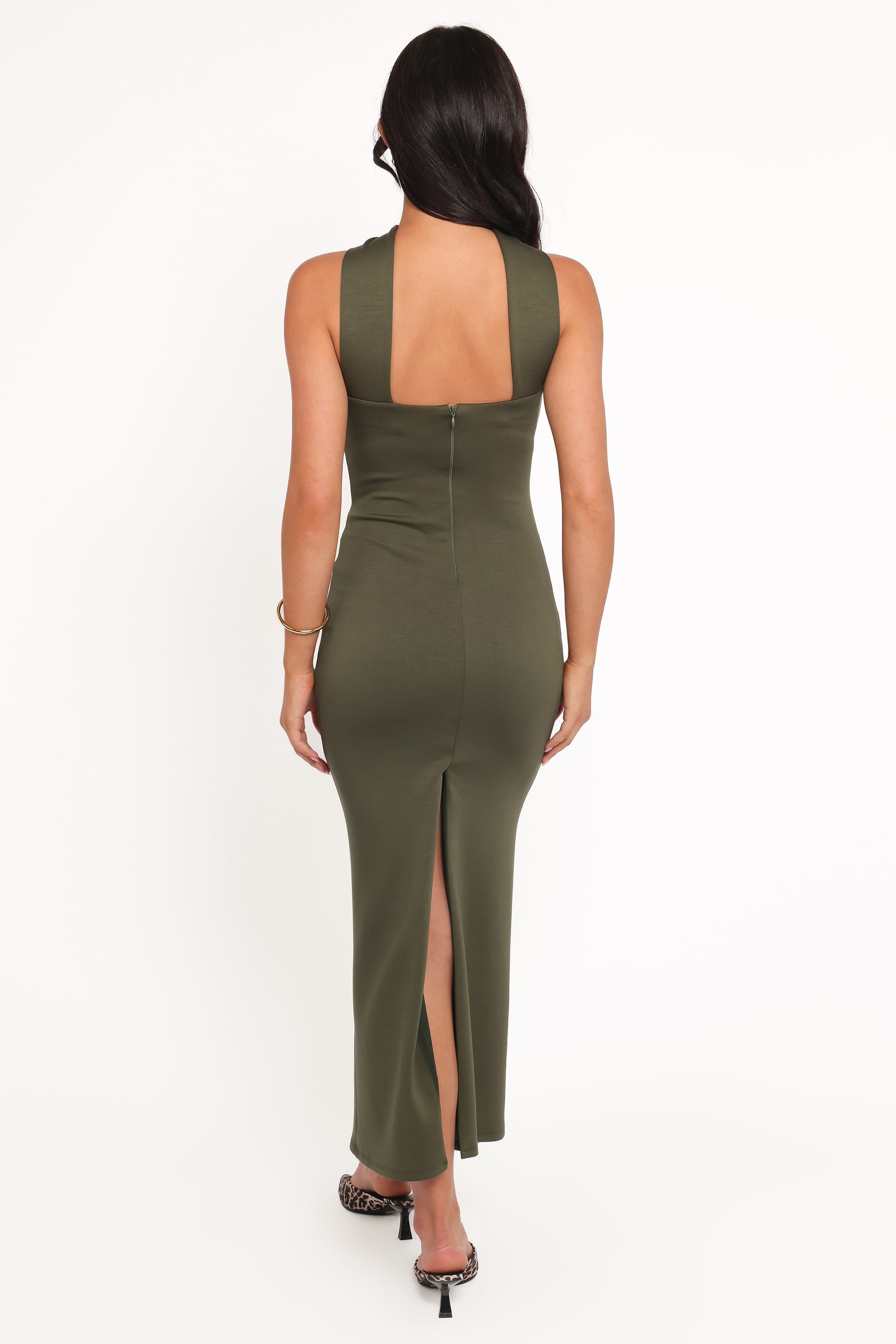 Petal and Pup USA DRESSES Regan Midi Dress - Olive