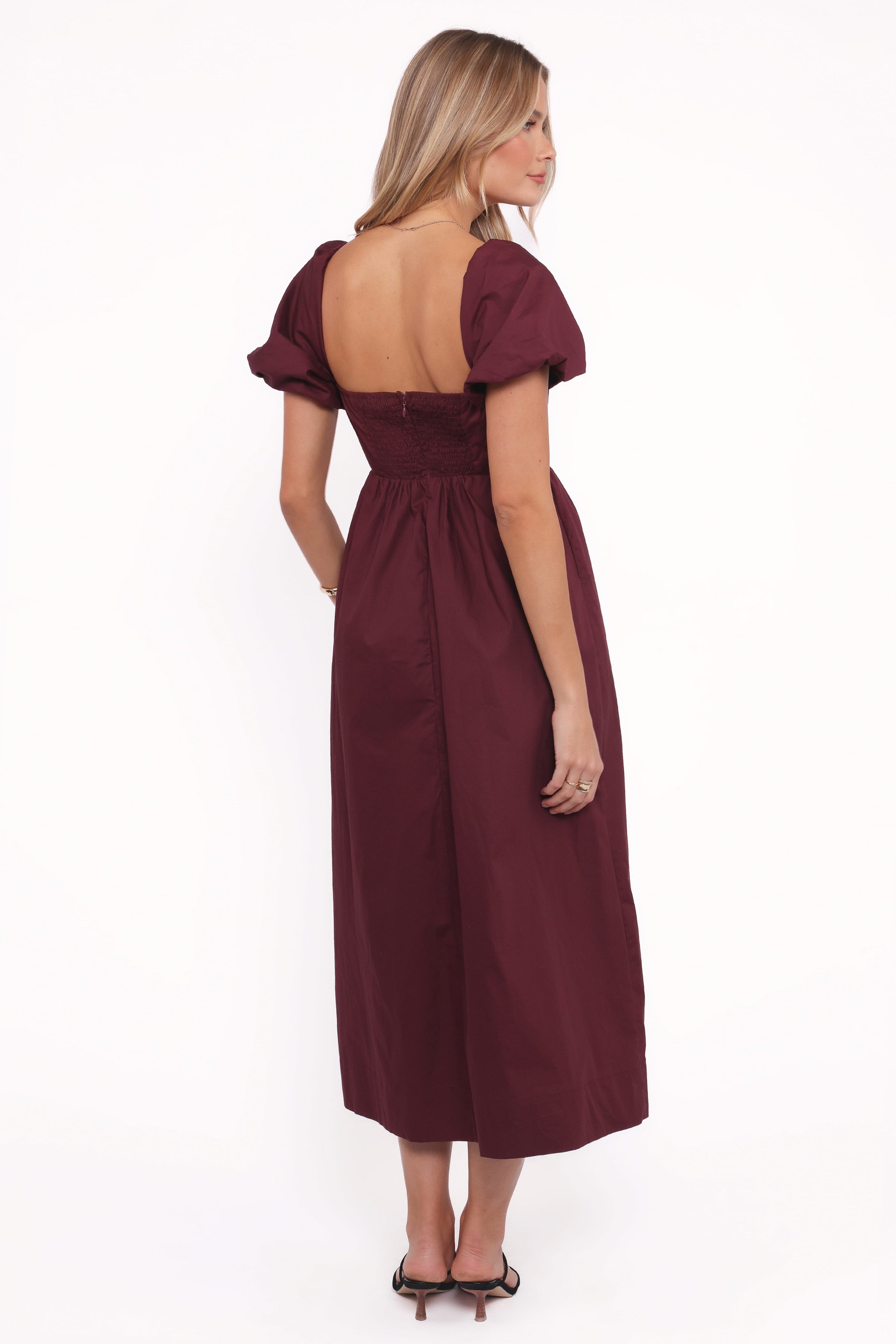 Petal and Pup USA DRESSES Remira Midi Dress - Cherry