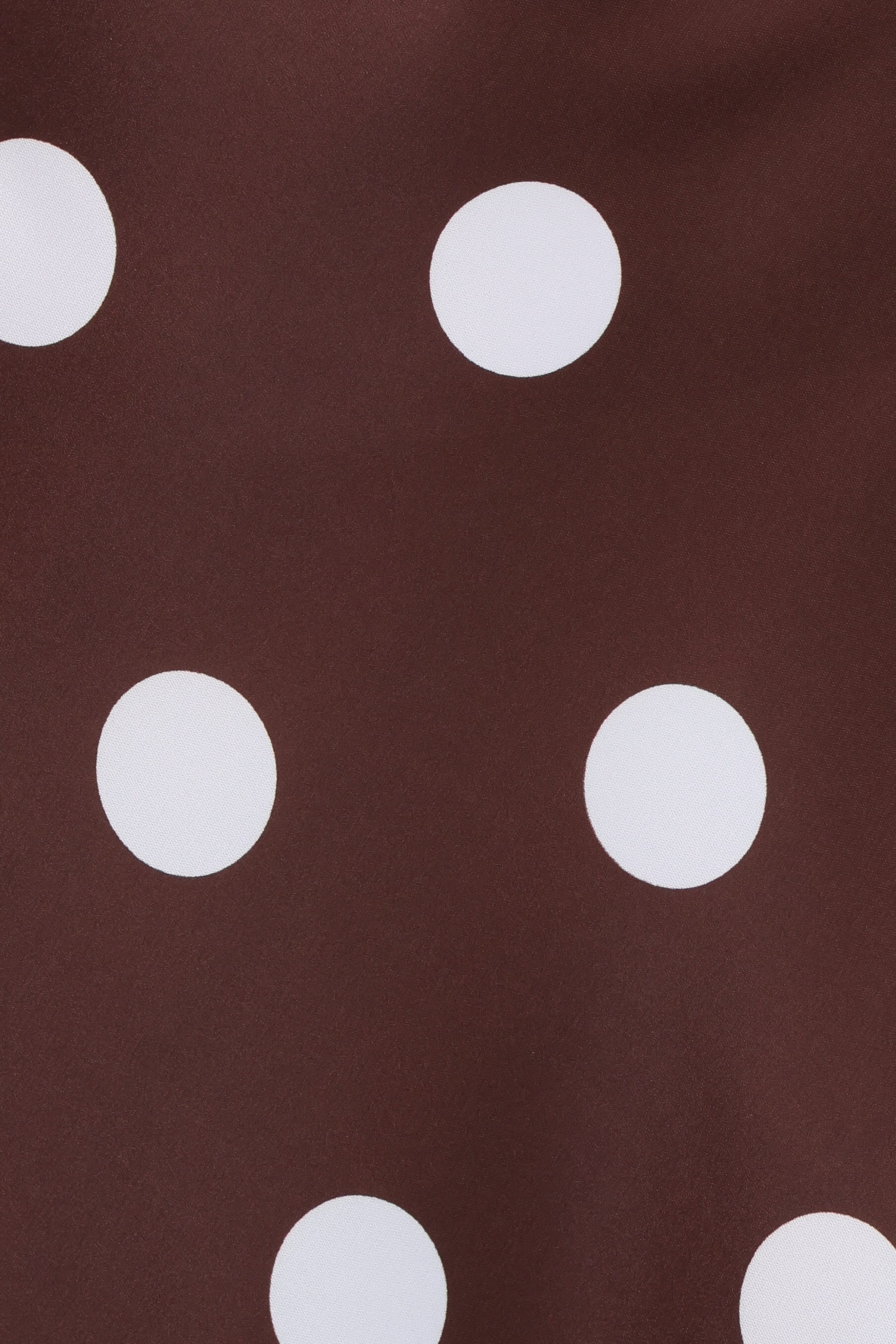 Petal and Pup USA DRESSES Remmie Strapless Maxi Dress - Brown Polka Dot