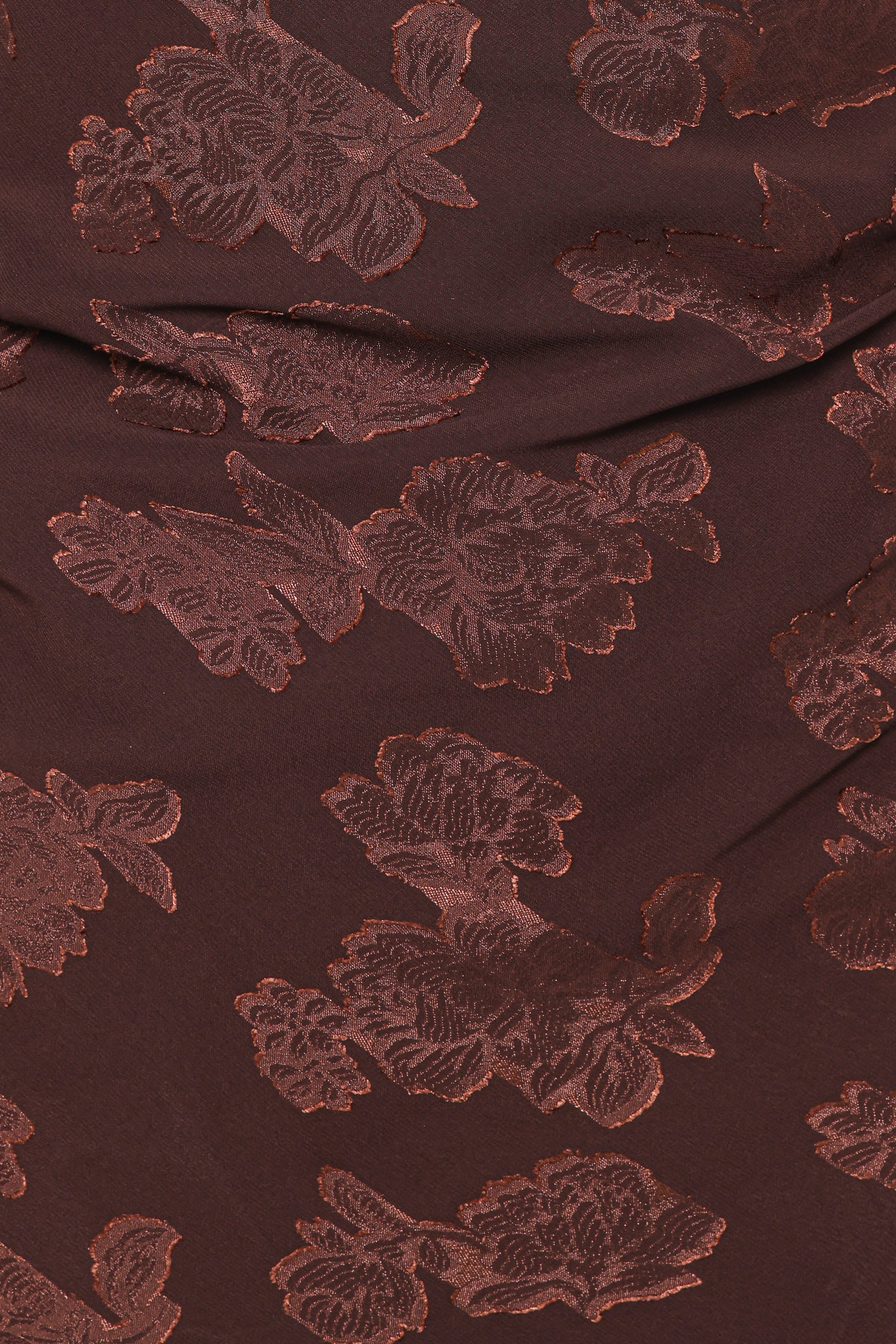 Petal and Pup USA DRESSES Remy Halterneck Maxi Dress - Brown