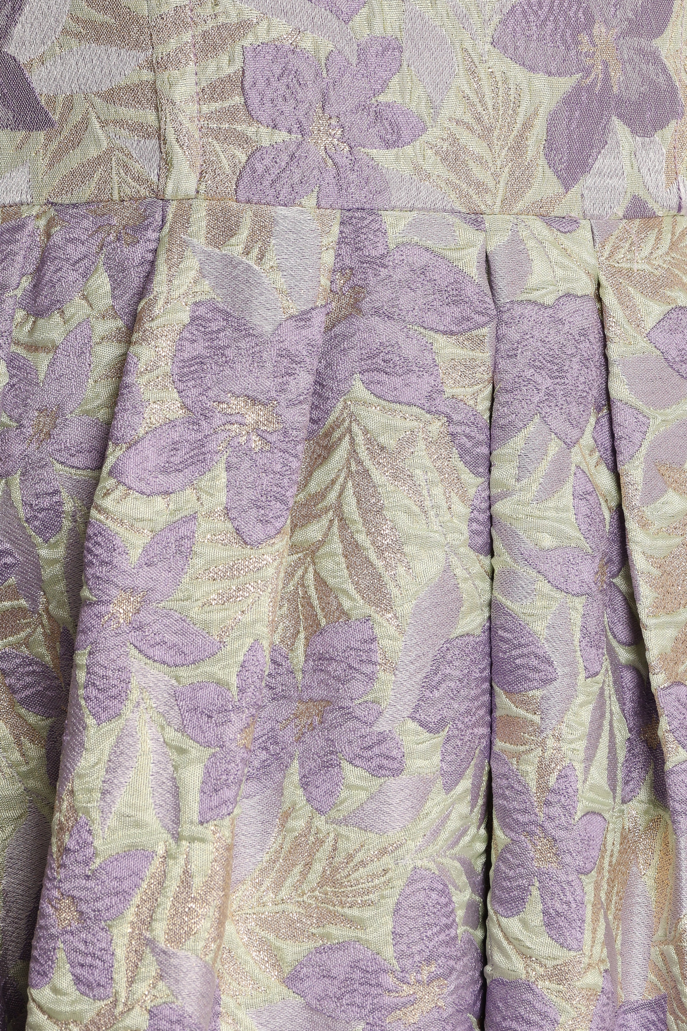 Petal and Pup USA DRESSES Rhea Strapless Midi Dress - Sage Floral