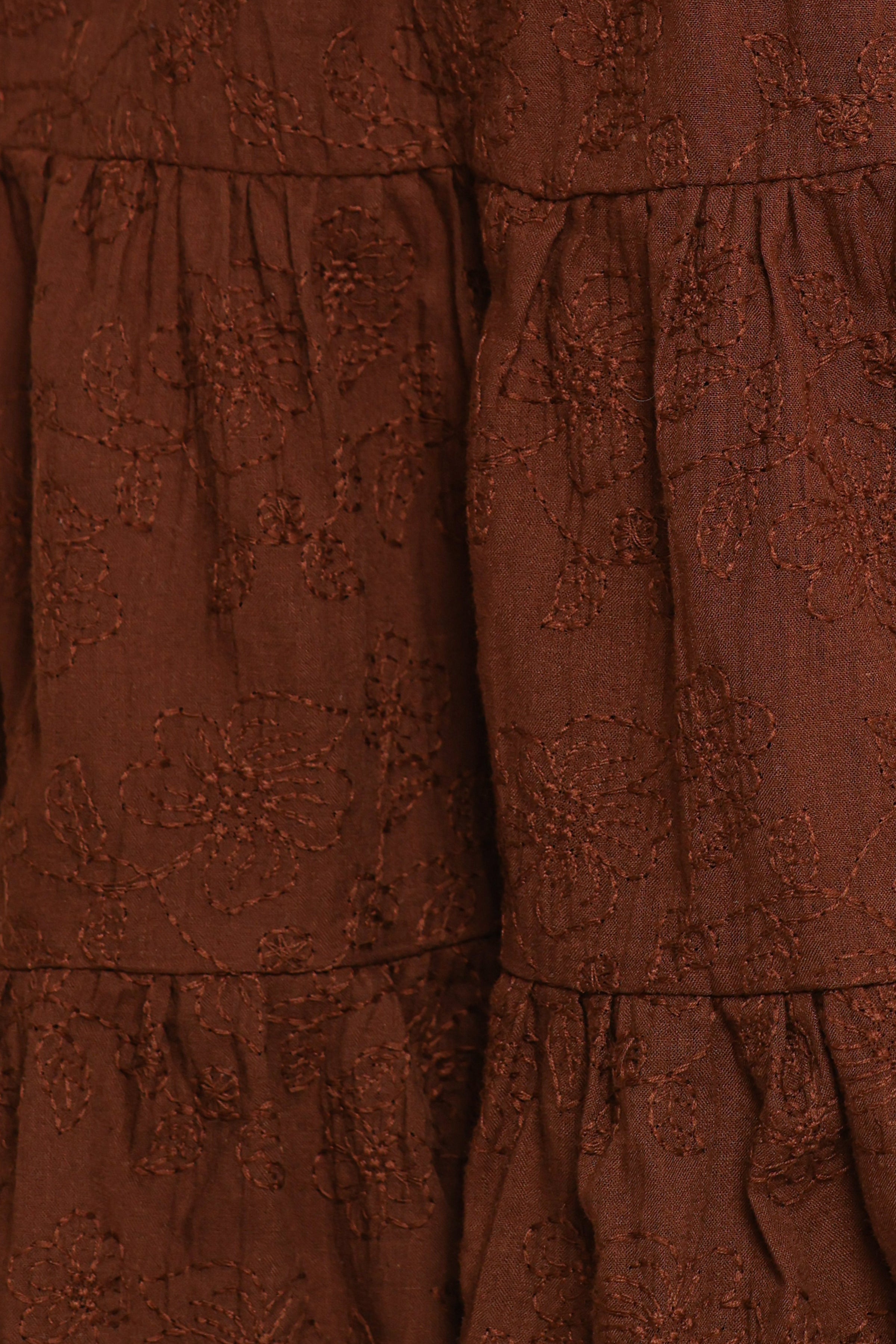 Petal and Pup USA DRESSES Rilie Halterneck Mini Dress - Brown