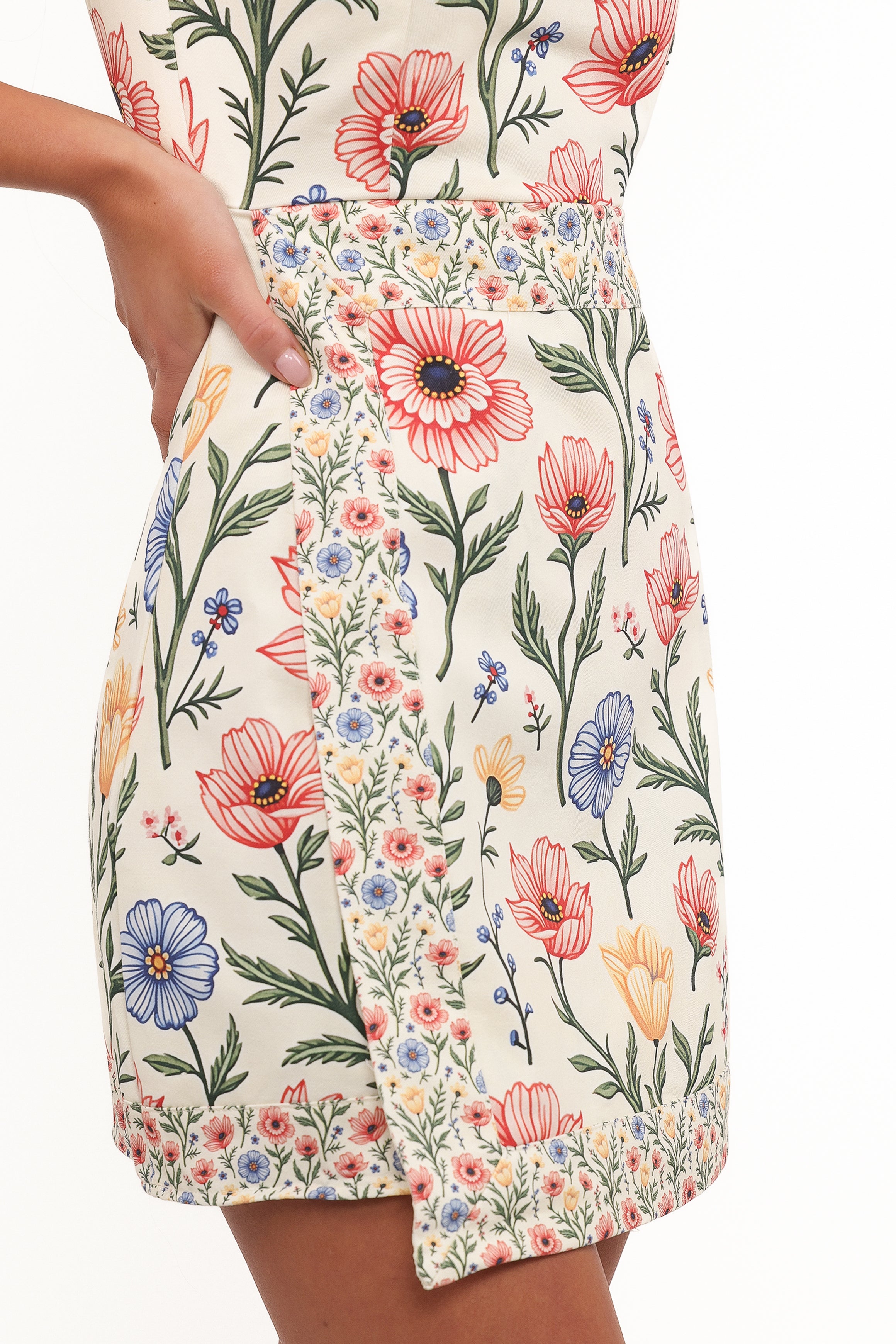 Petal and Pup USA DRESSES Rinna Mini Dress - Pastel Floral