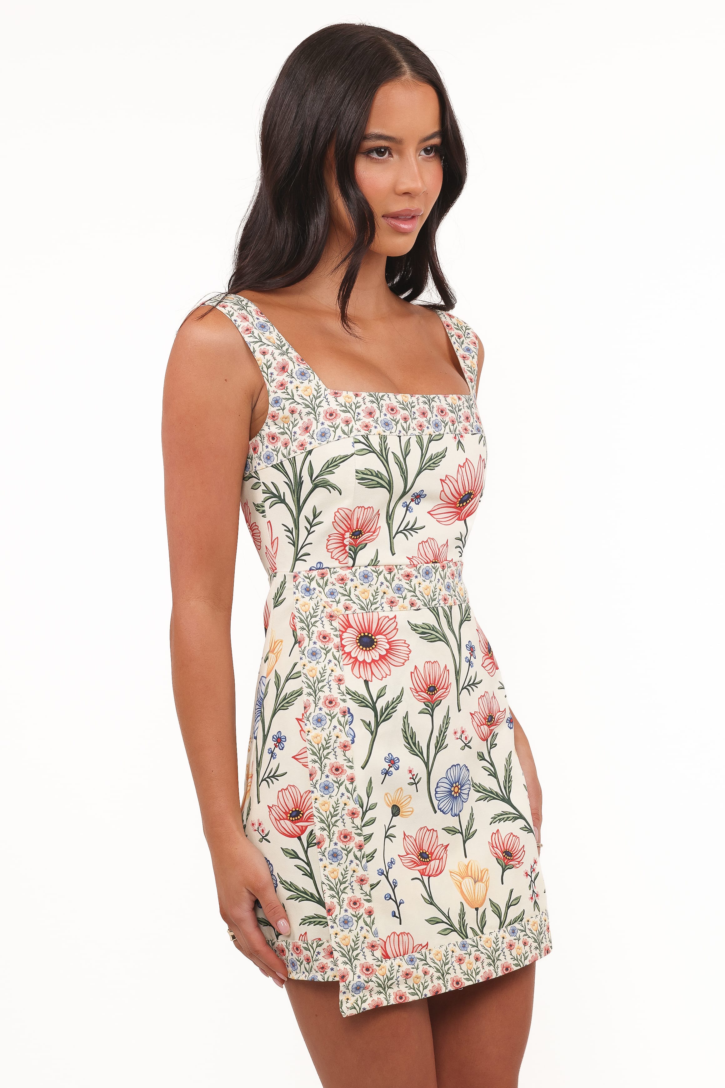 Petal and Pup USA DRESSES Rinna Mini Dress - Pastel Floral