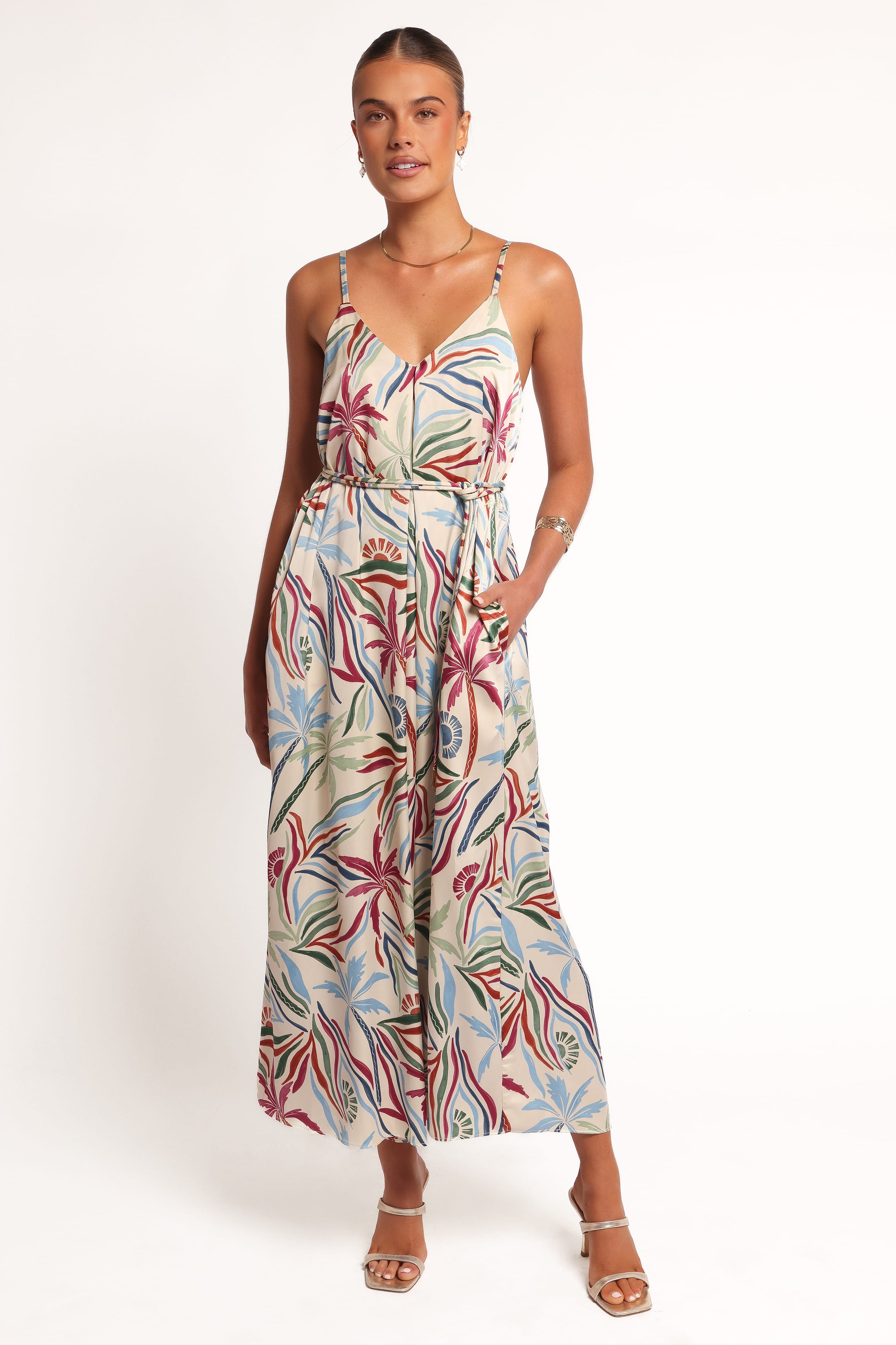 Petal and Pup USA DRESSES Riva Maxi Dress - Tahitian Tide