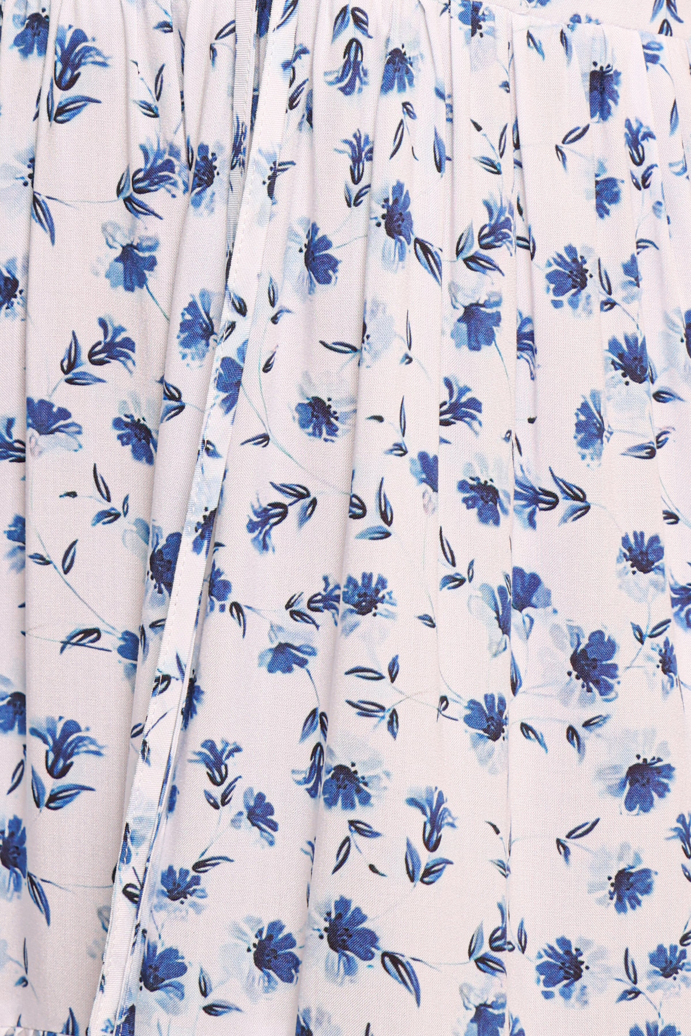 Petal and Pup USA DRESSES Roberts Maxi Dress - Blue Ditsy Floral