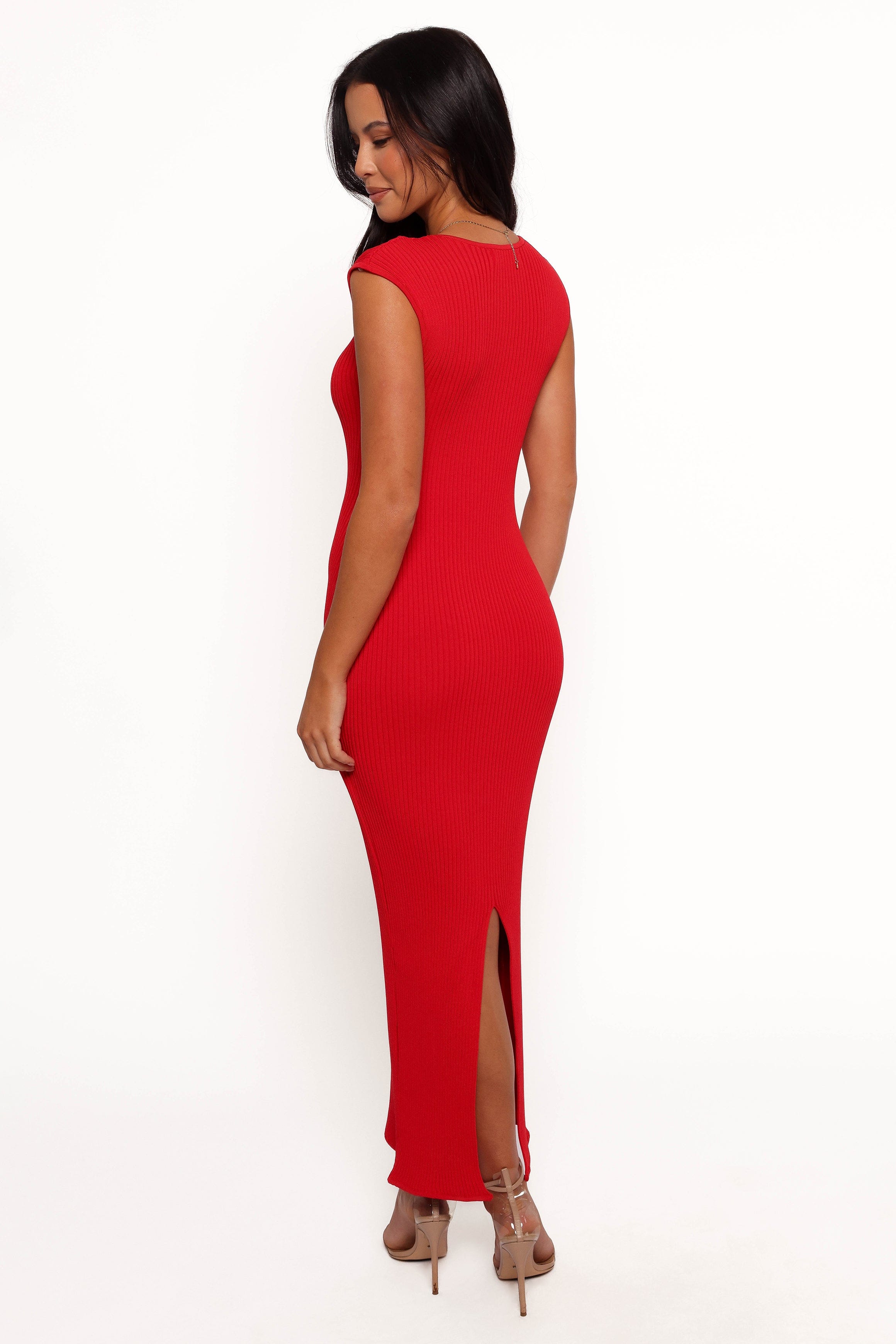 Petal and Pup USA DRESSES Robin Midi Dress - Red