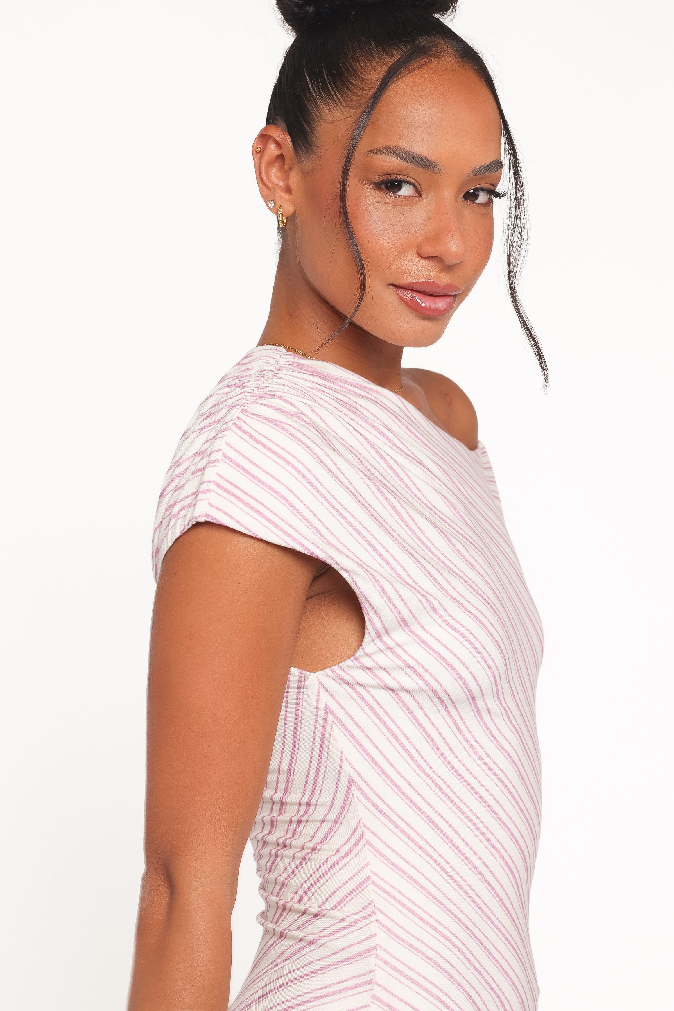 Petal and Pup USA DRESSES Rois Mini Dress - Pink Stripe