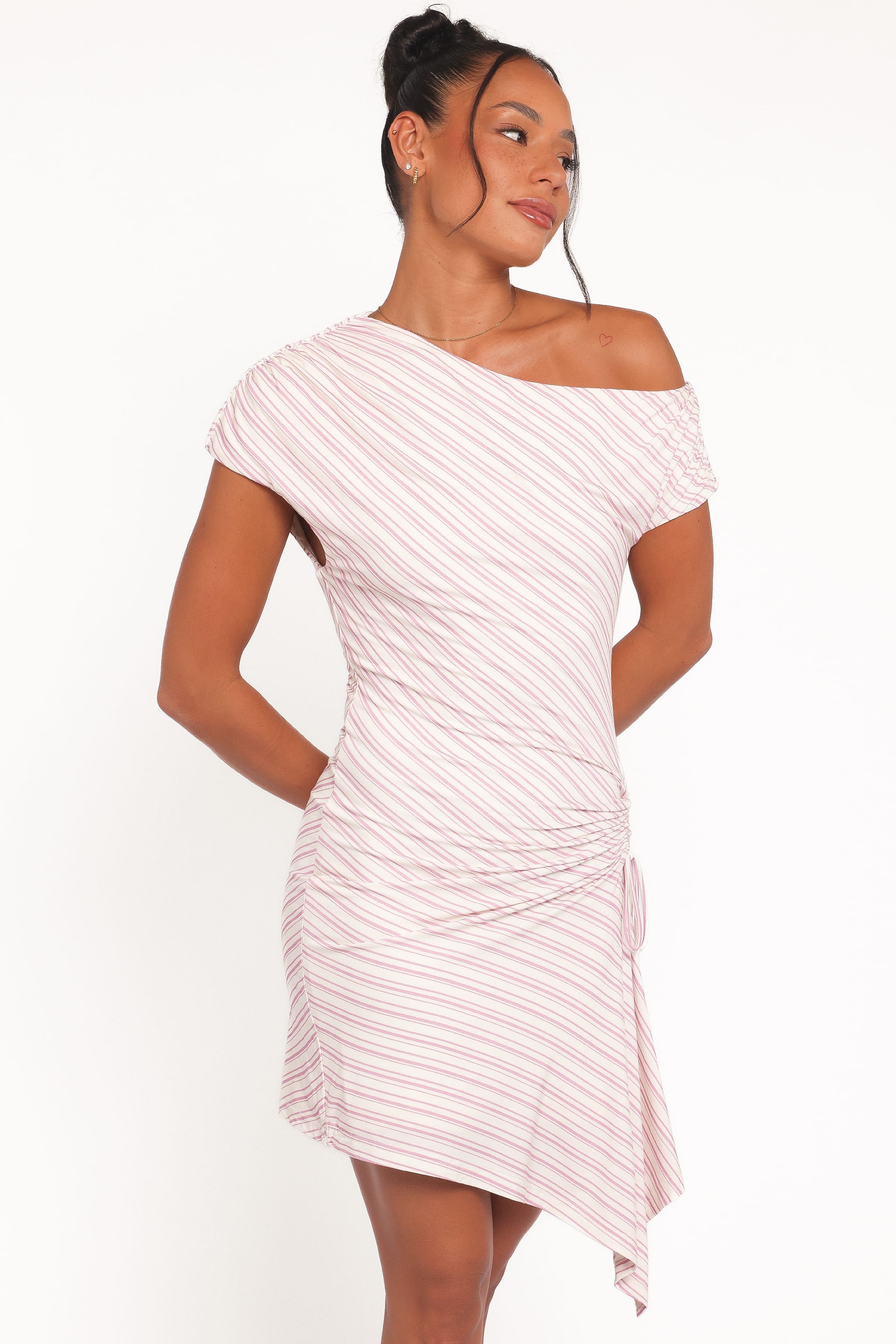 Petal and Pup USA DRESSES Rois Mini Dress - Pink Stripe