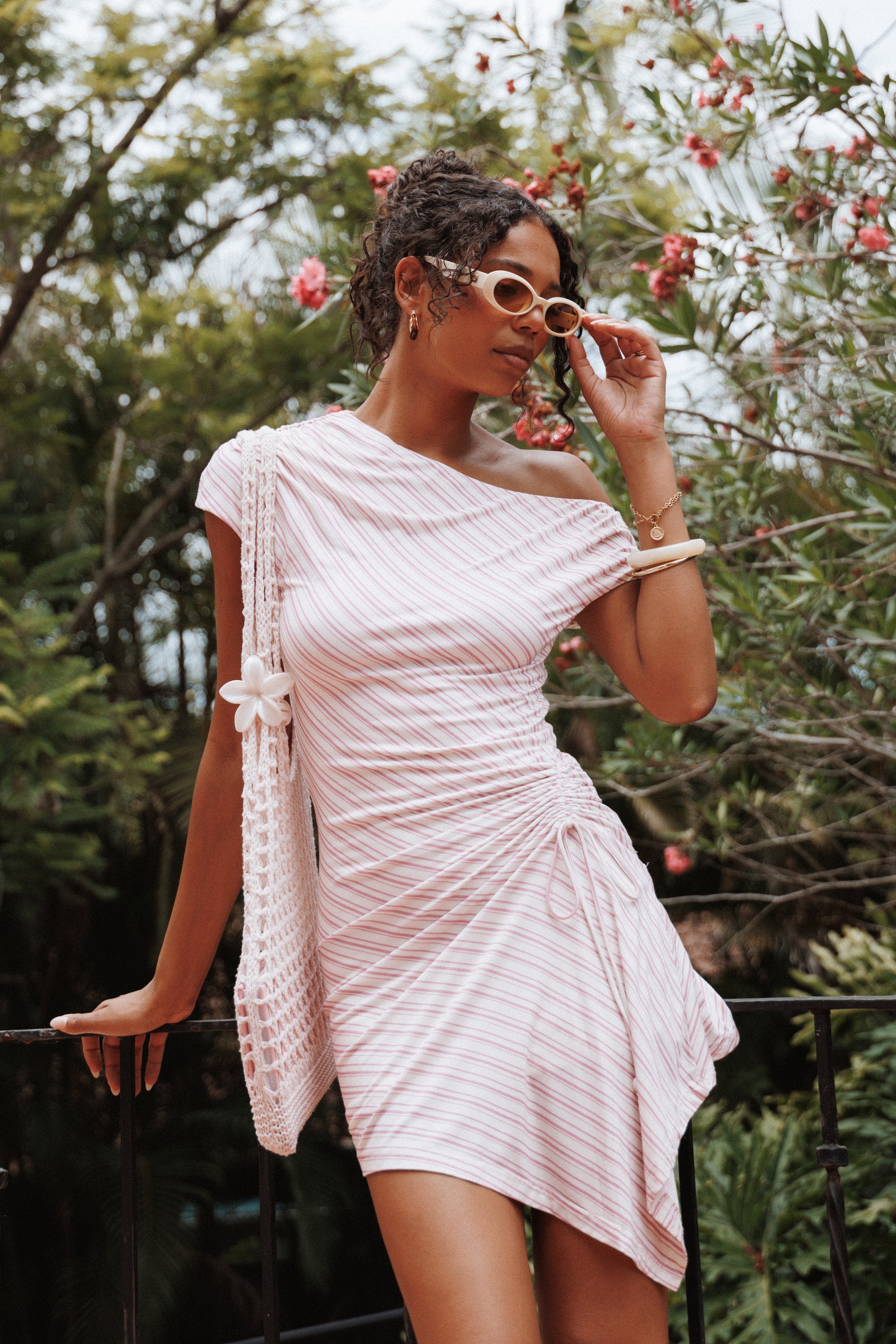 Petal and Pup USA DRESSES Rois Mini Dress - Pink Stripe