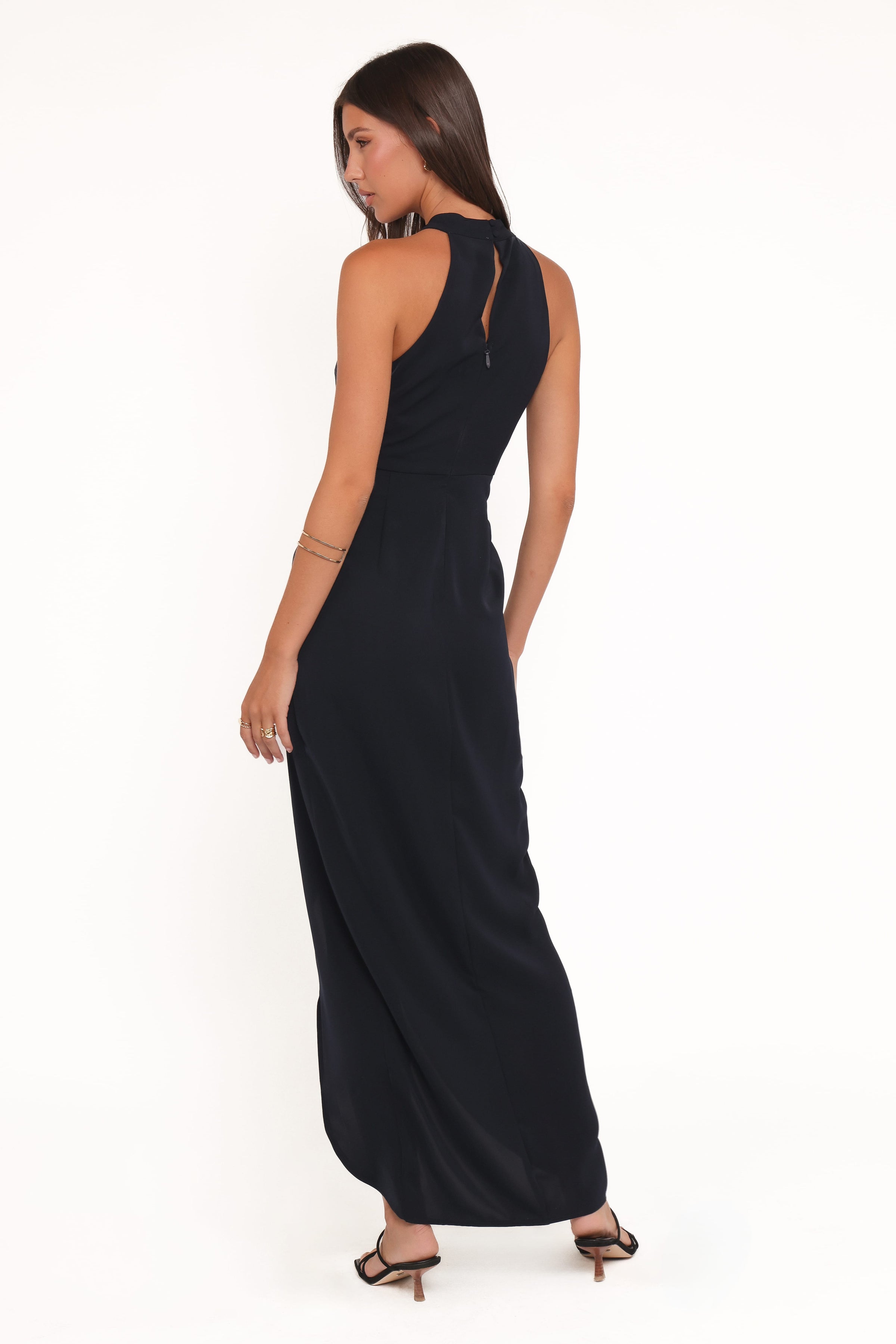 Petal and Pup USA DRESSES Rory Midi Dress - Navy
