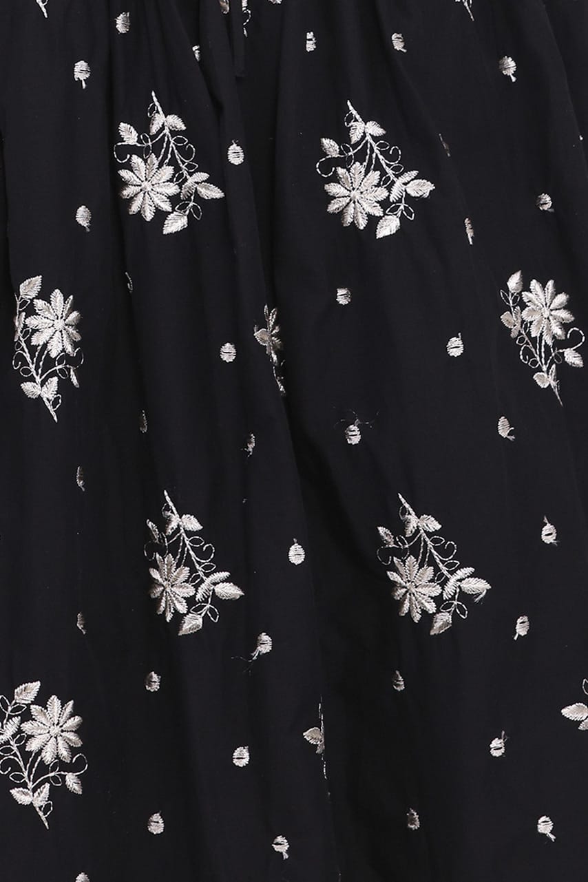 Petal and Pup USA DRESSES Rosemarie Midi Dress - Black Floral (Hold for Amazon)