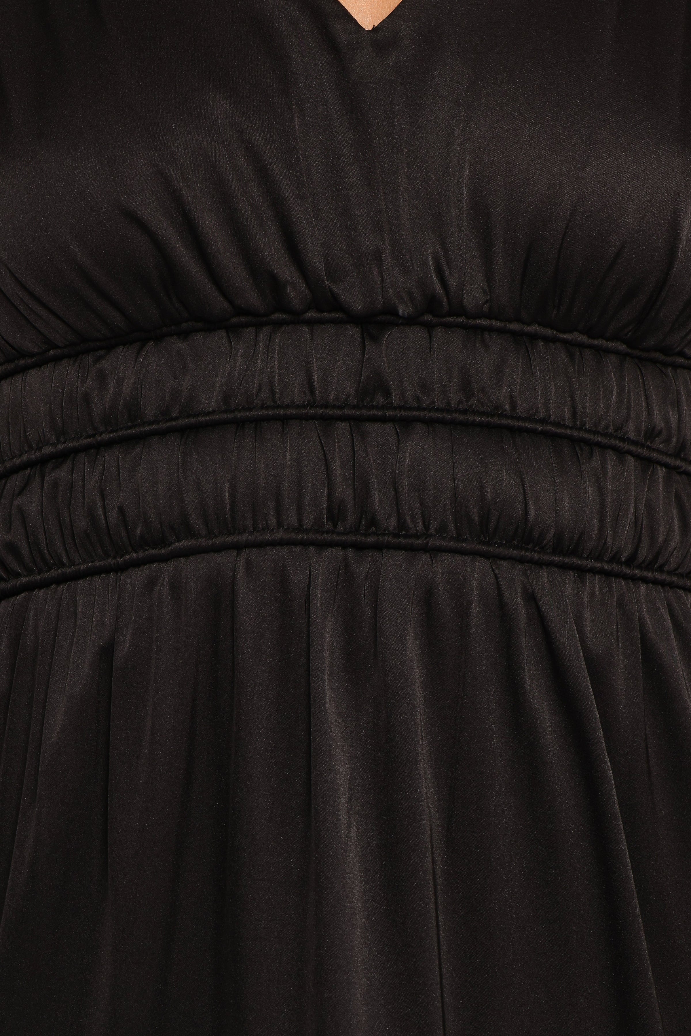 Petal and Pup USA DRESSES Rowen Long Sleeve Maxi Dress - Black