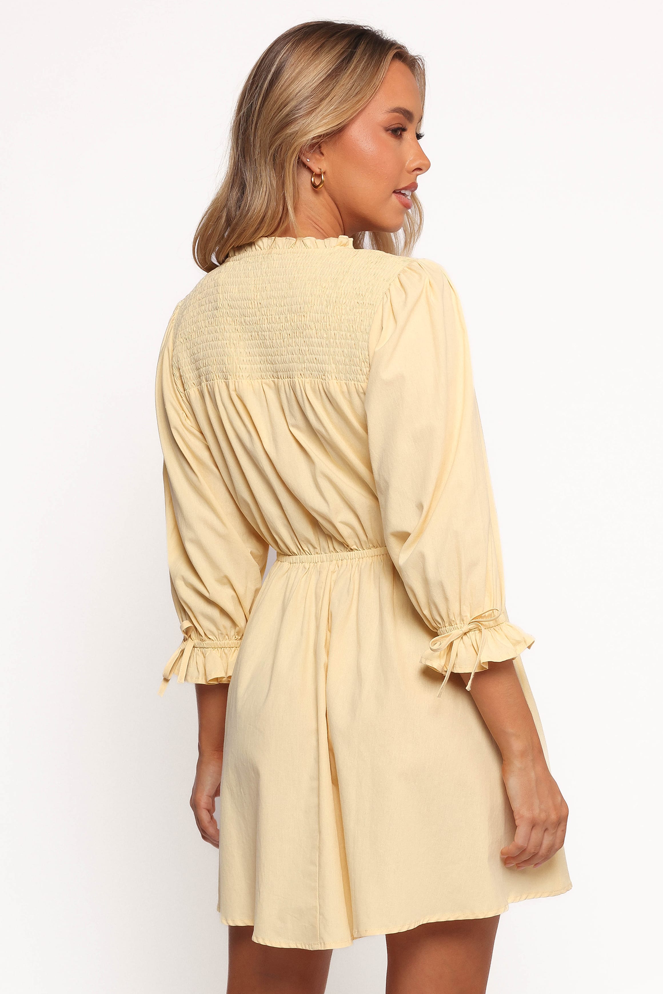 Petal and Pup USA DRESSES Russell Mini Dress - Yellow (Hold for Rack)