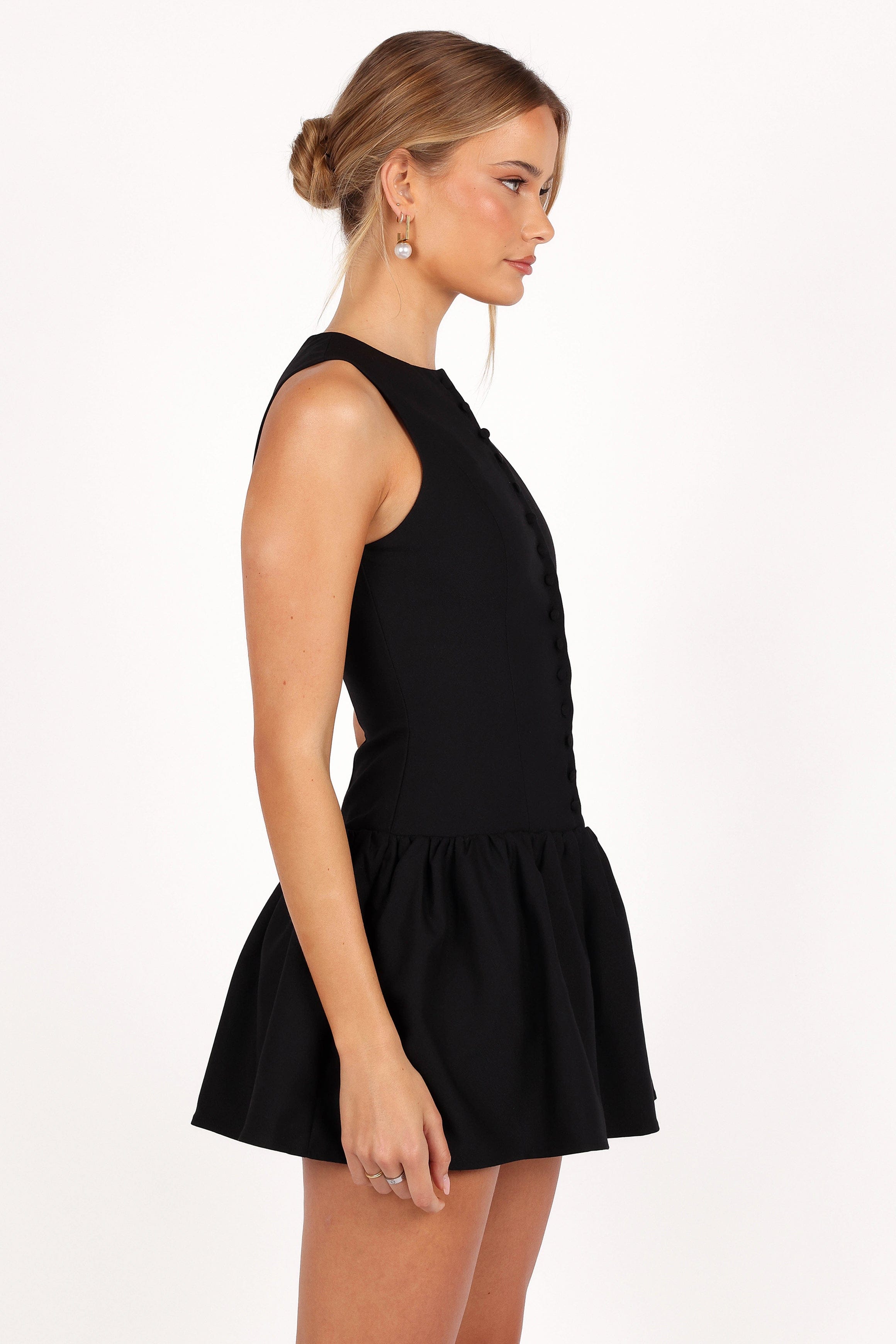 Petal and Pup USA DRESSES Ruth Mini Dress - Black