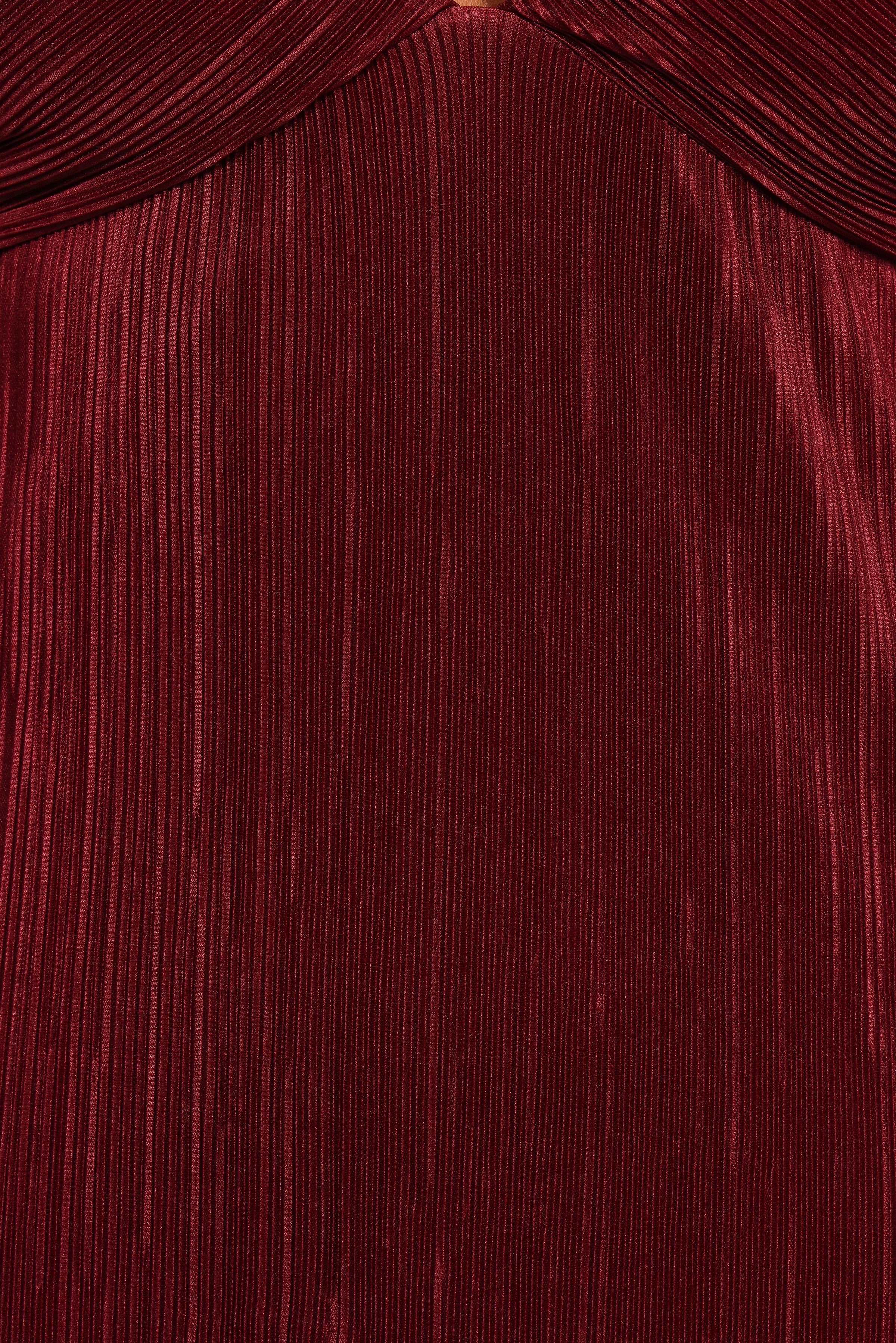 Petal and Pup USA DRESSES Safi Plisse Maxi Dress - Wine
