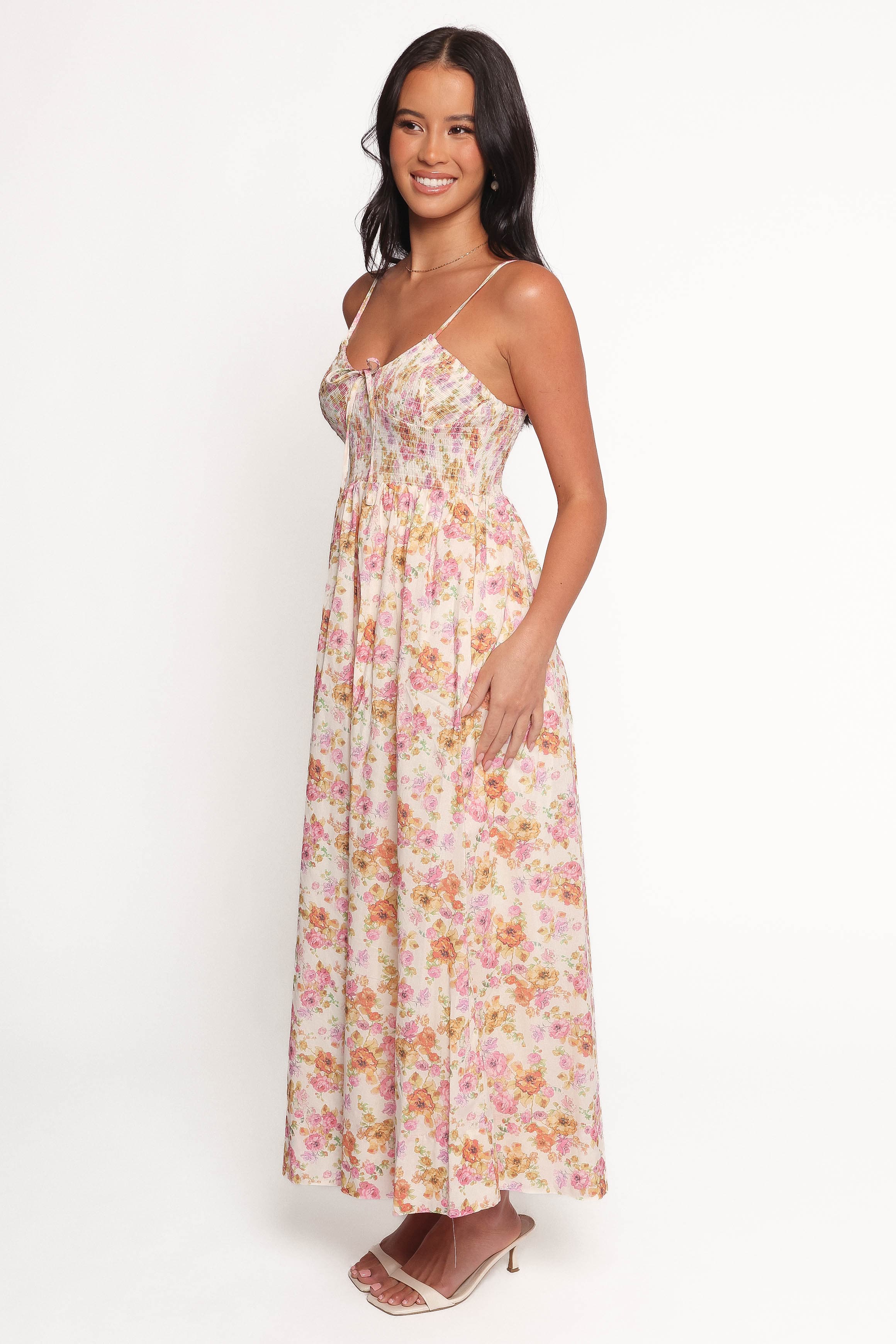 Petal and Pup USA DRESSES Salaca Maxi Dress - Pink/Orange