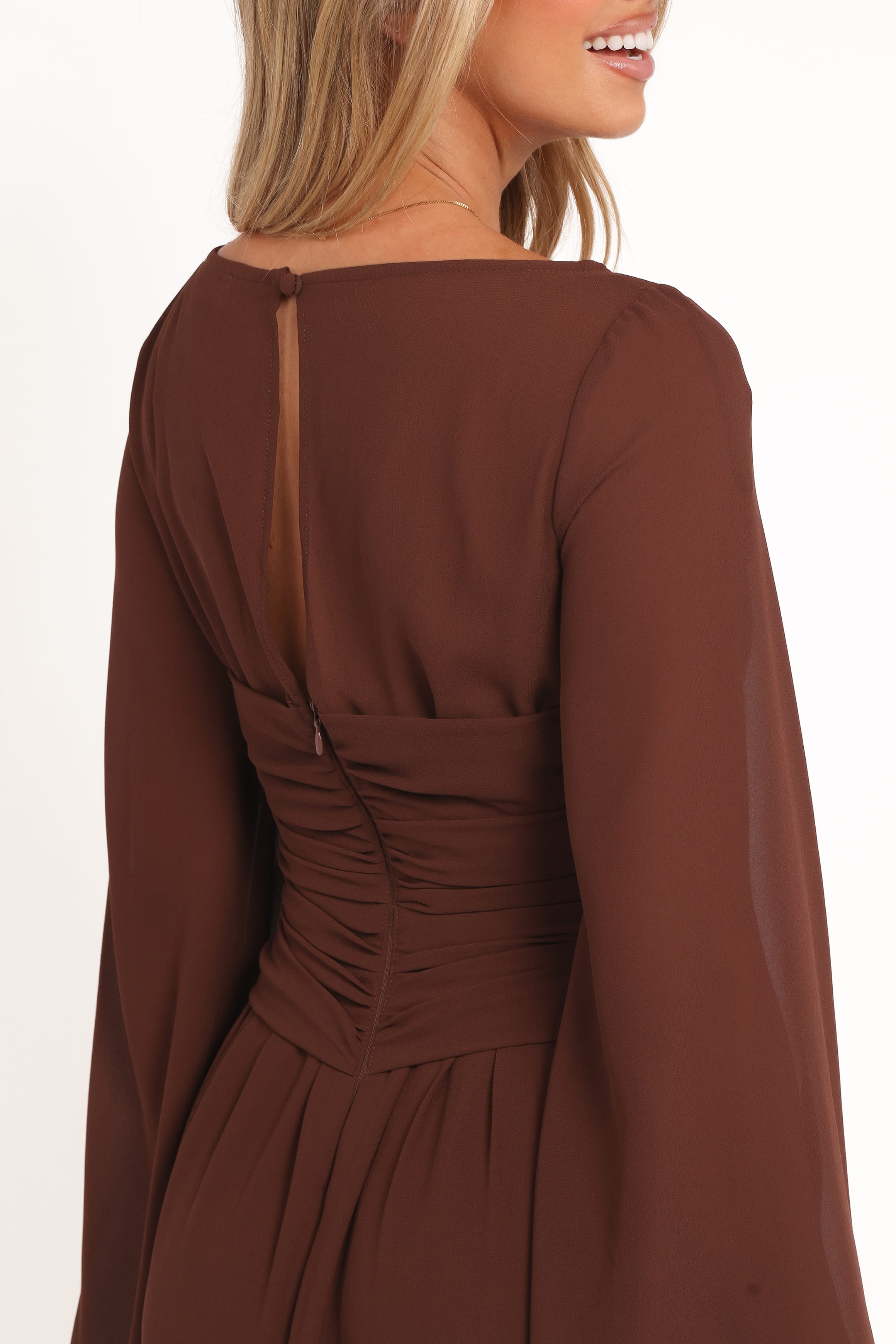 Petal and Pup USA DRESSES Samara Maxi Dress - Brown