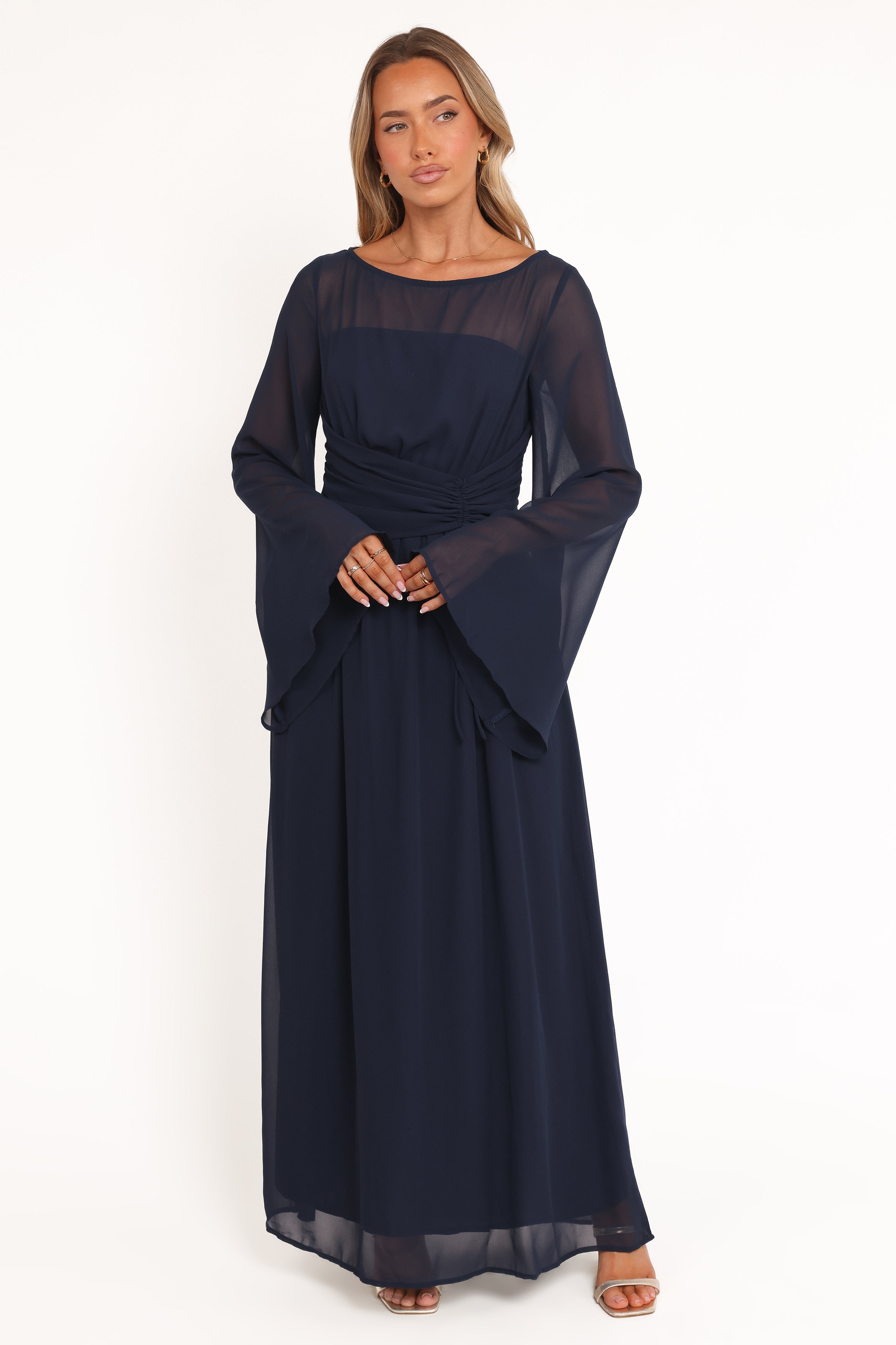 Petal and Pup USA DRESSES Samara Maxi Dress - Navy