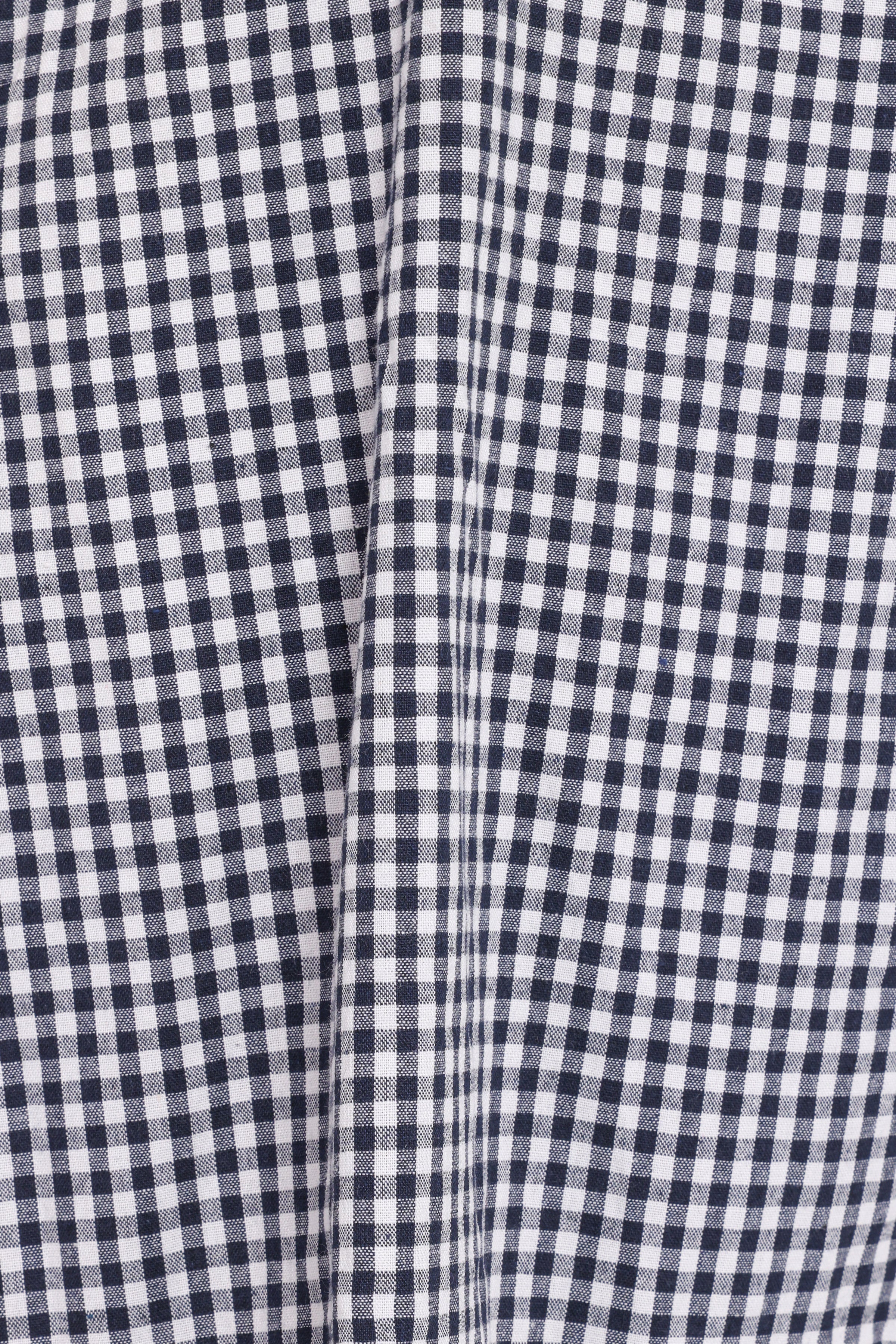 Petal and Pup USA DRESSES Samson Mini Dress - Navy Gingham