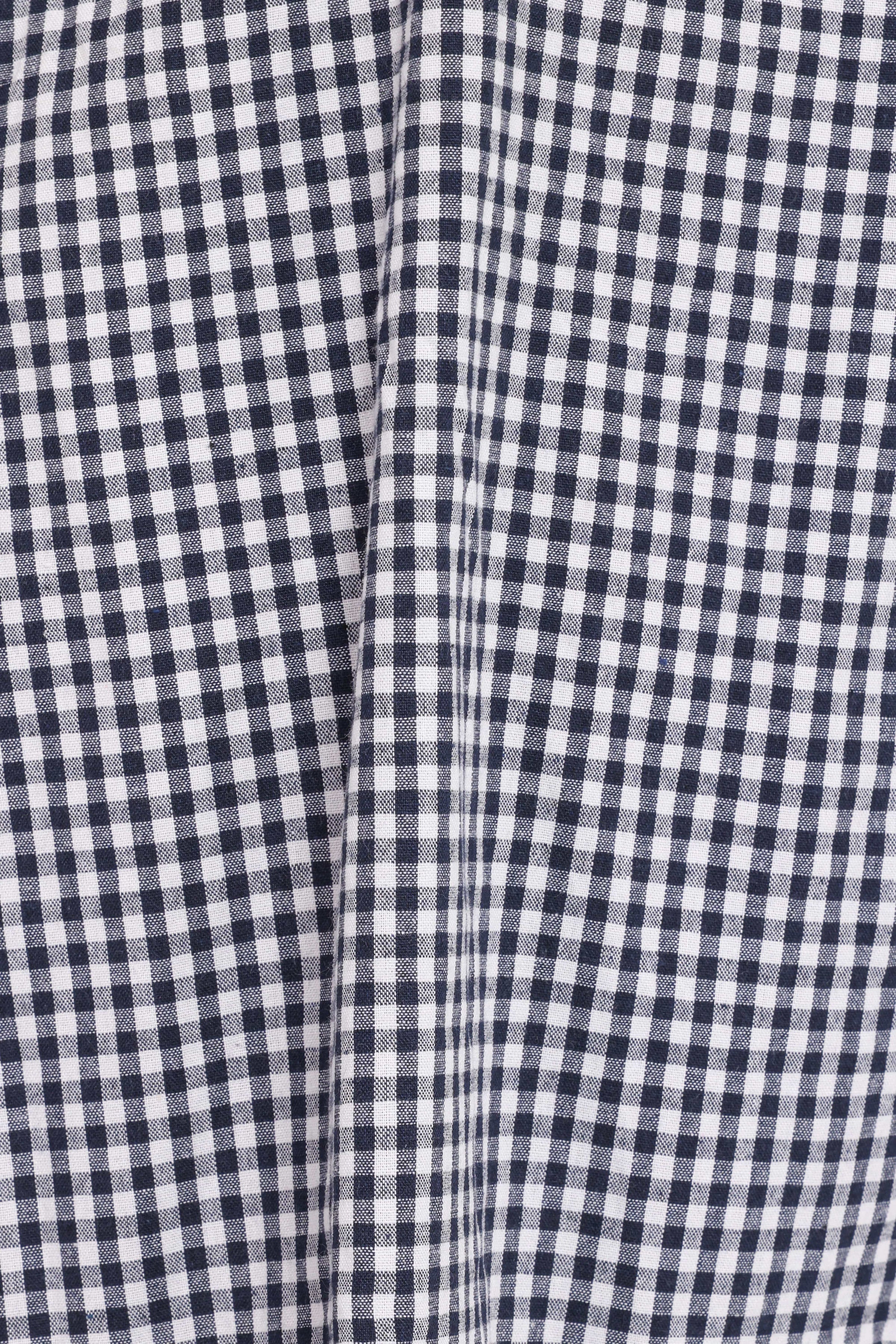 Petal and Pup USA DRESSES Samson Mini Dress - Navy Gingham