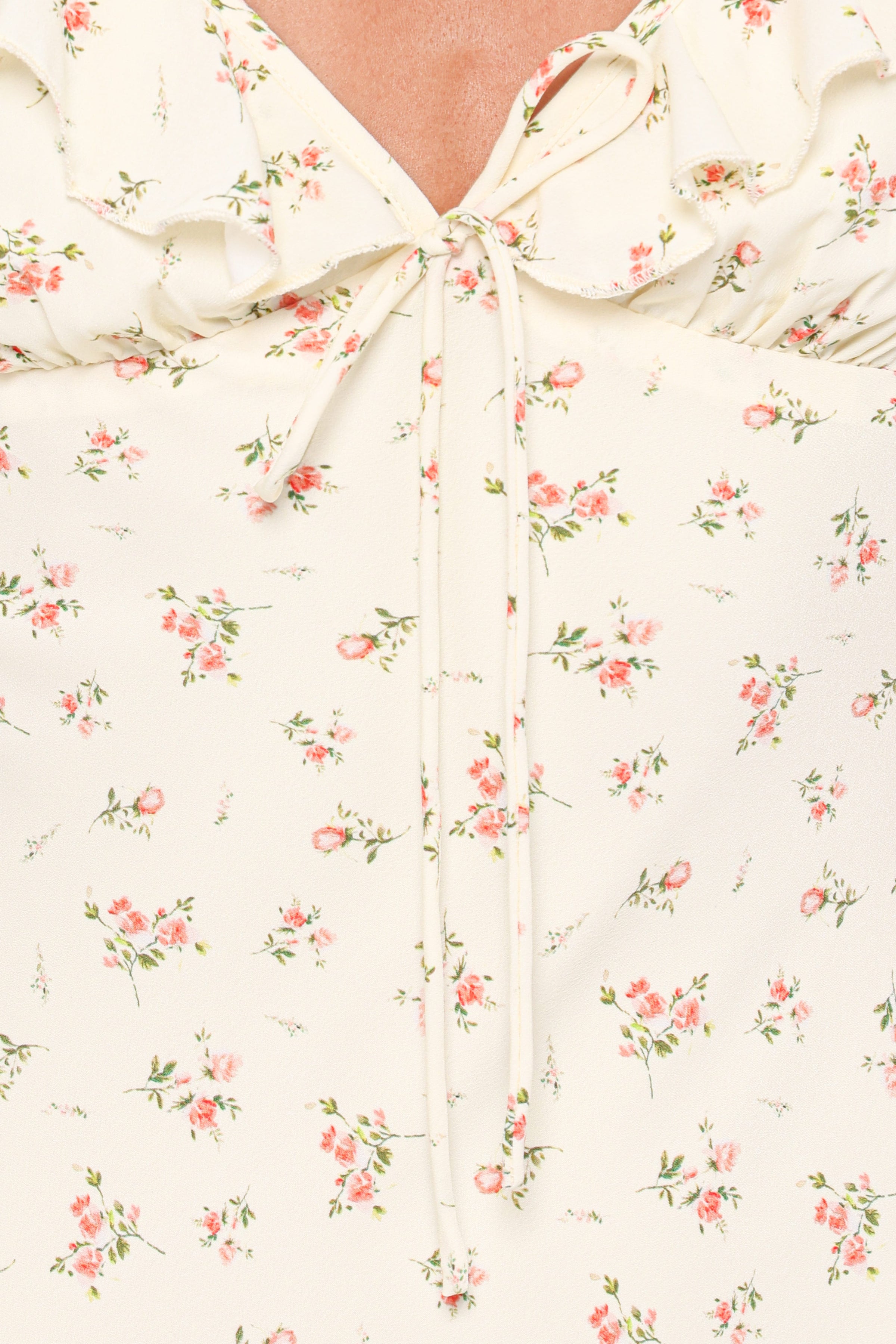 Petal and Pup USA DRESSES Sansa Midi Dress - Yellow Floral