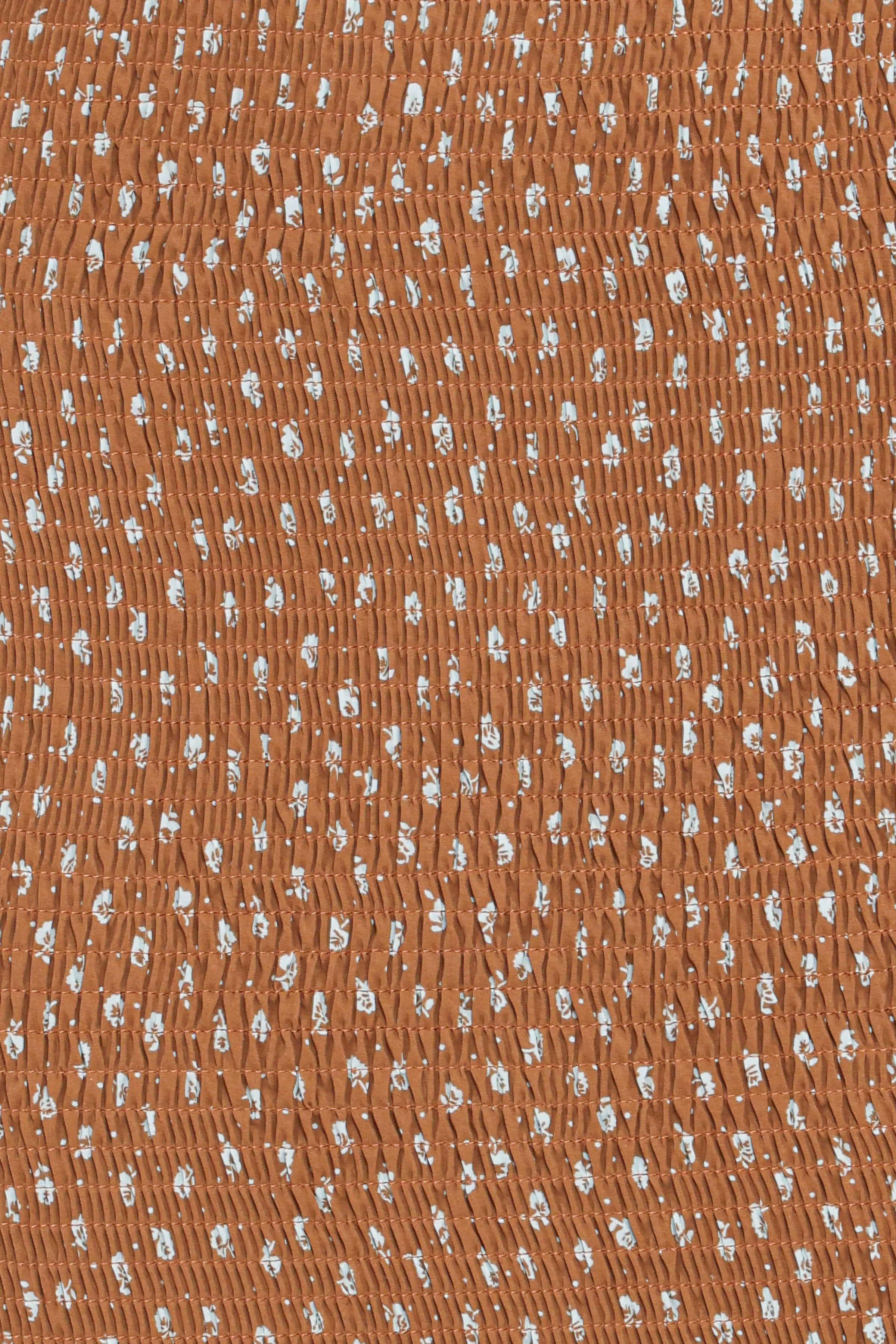 Petal and Pup USA DRESSES Sara Midi Dress - Brown Floral