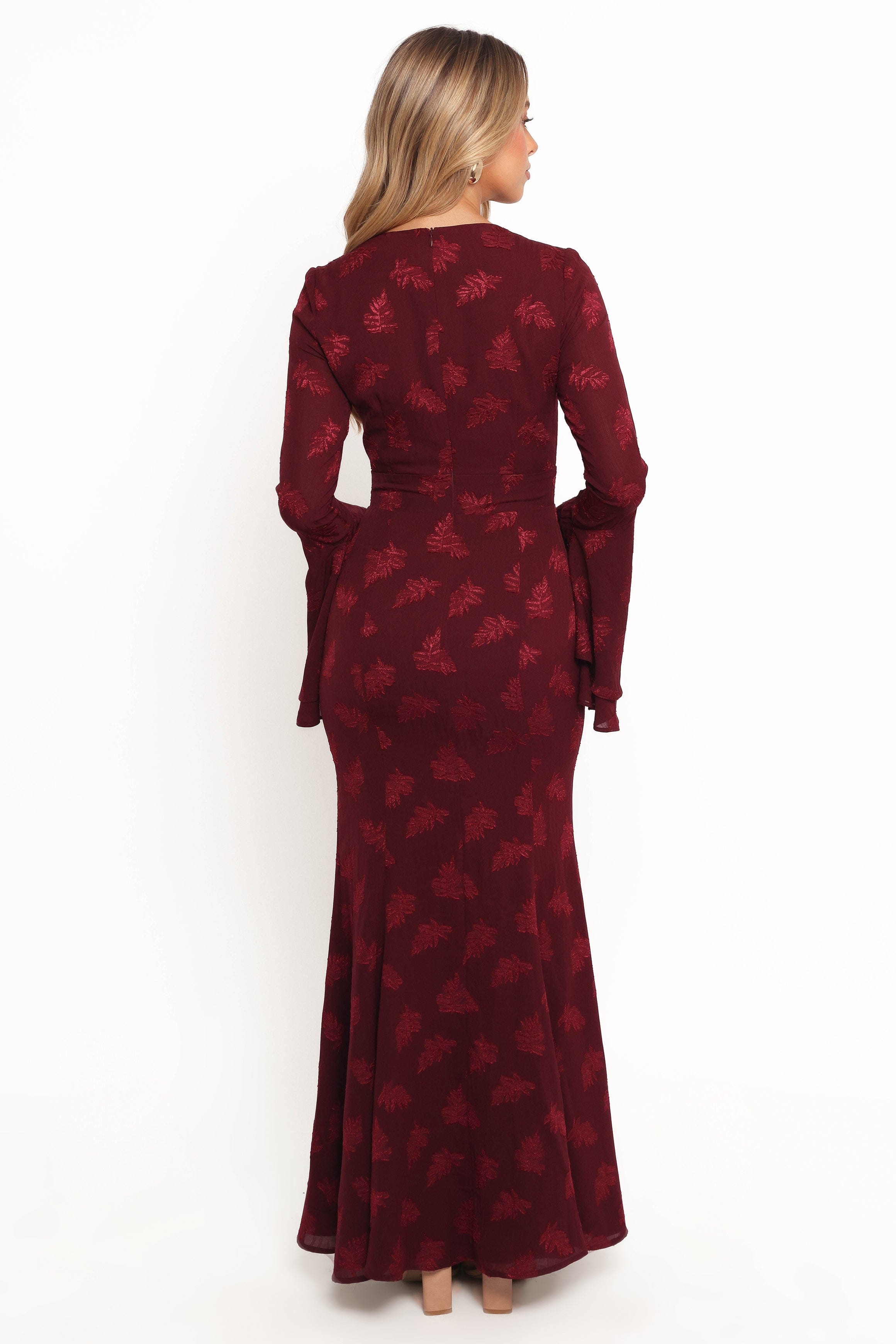 Petal and Pup USA DRESSES Sarey Maxi Dress - Burgundy