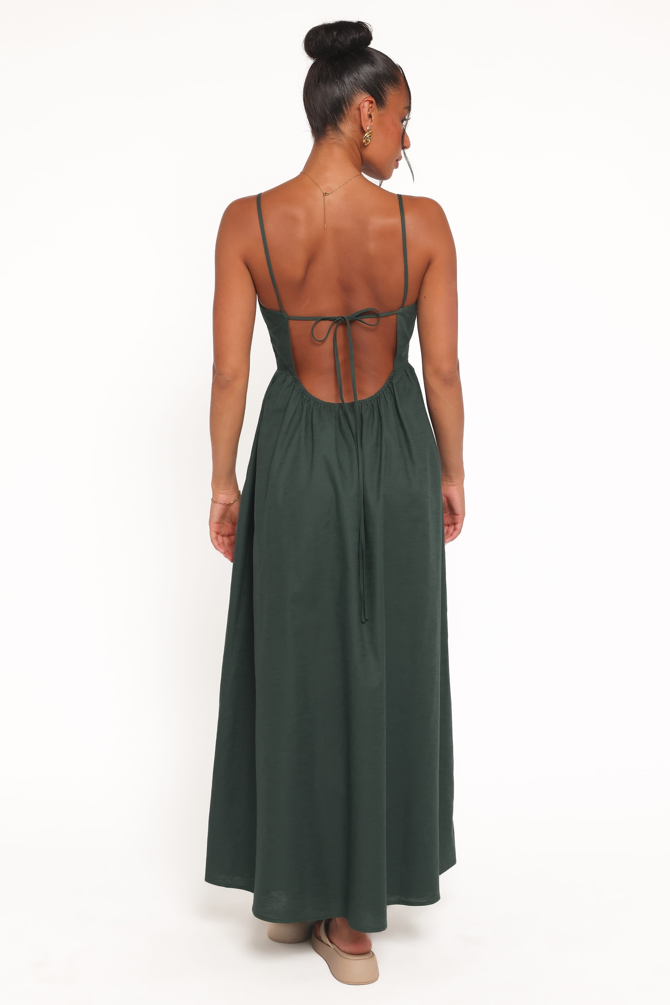 Petal and Pup USA DRESSES Savannah Maxi Dress - Forest Green
