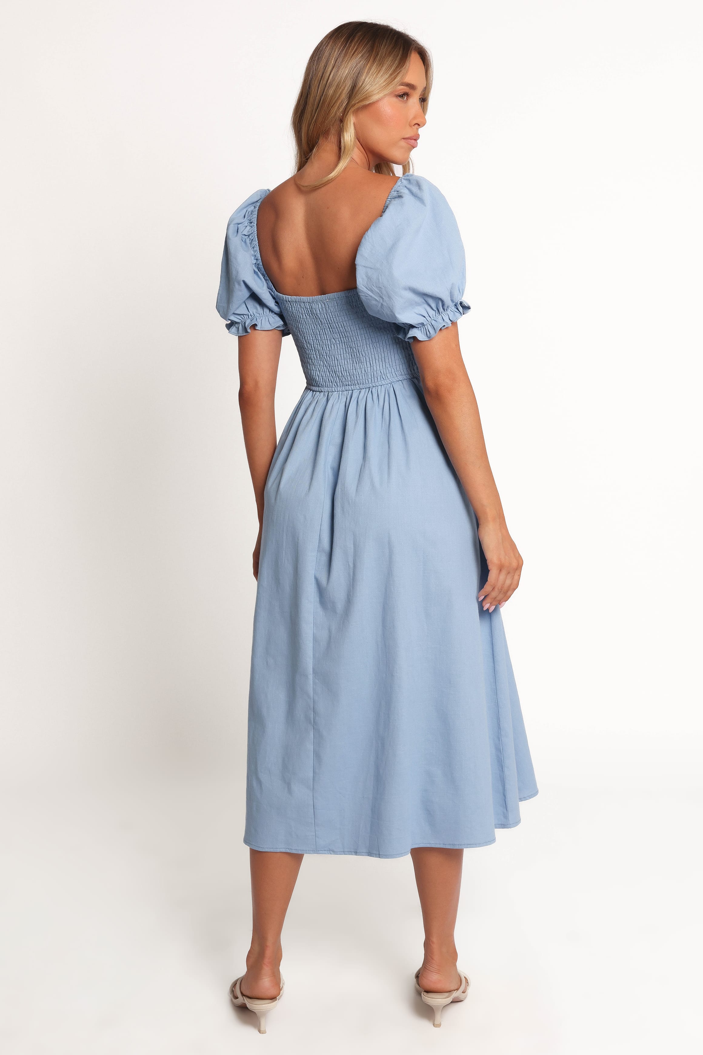 Petal and Pup USA DRESSES Serenade Midi Dress - Blue