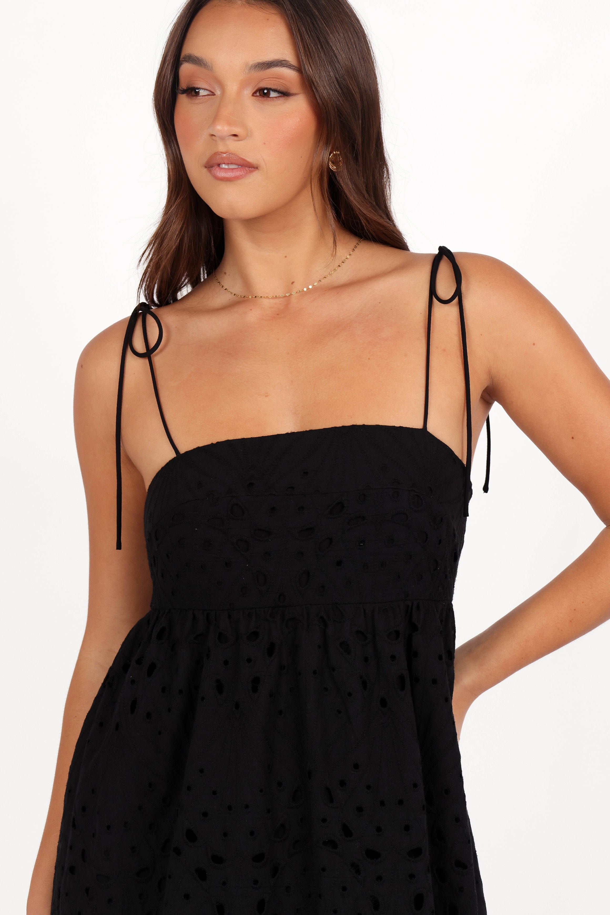Petal and Pup USA DRESSES Sevara Midi Dress - Black