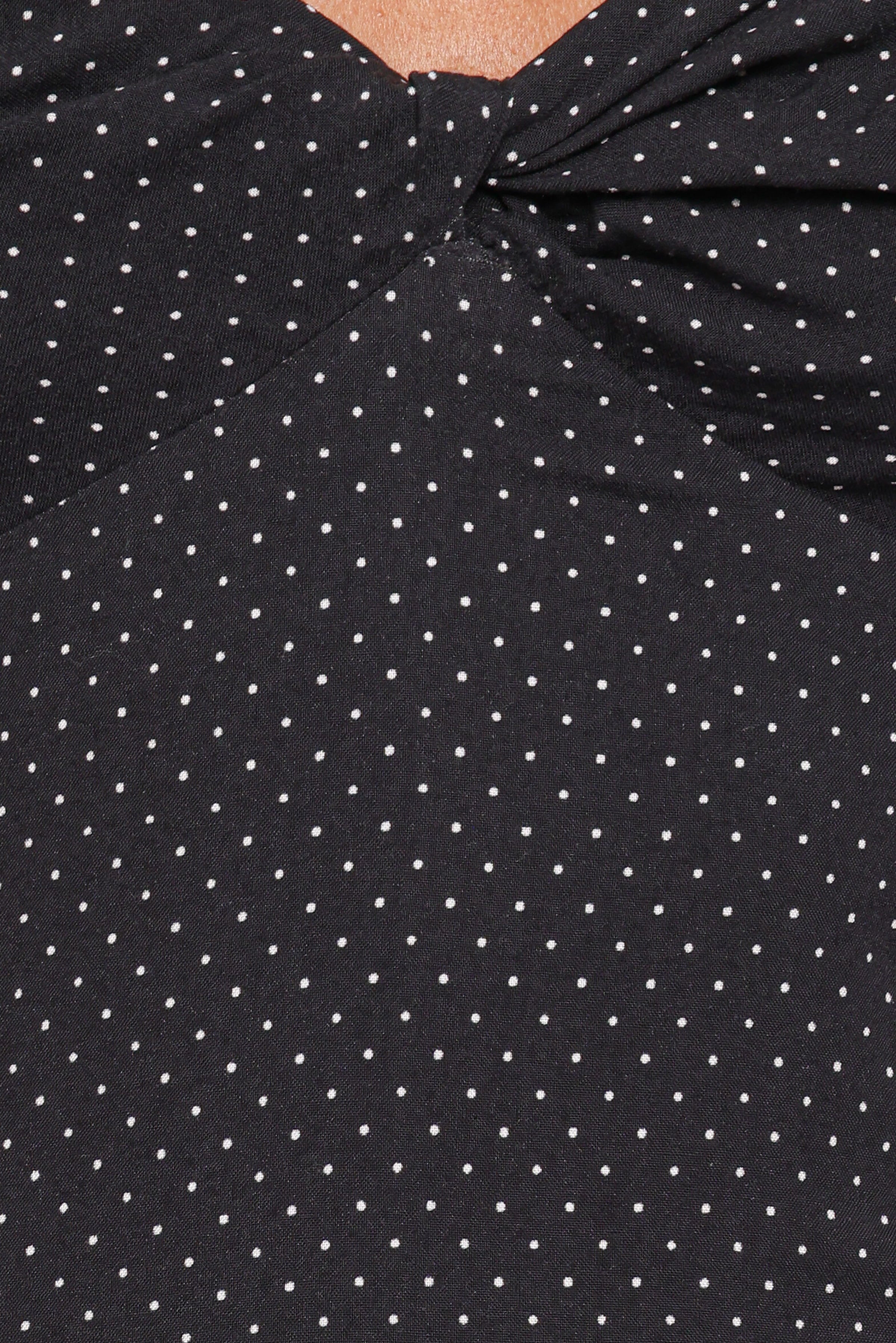 Petal and Pup USA DRESSES Shanice Maxi Dress - Black Polka Dot