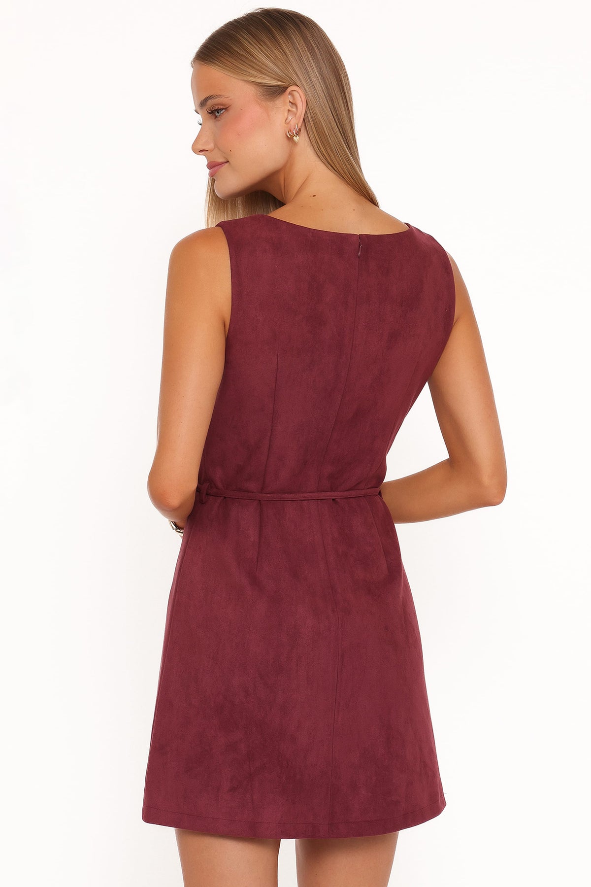 Petal and Pup USA DRESSES Sharna Mini Dress - Burgundy