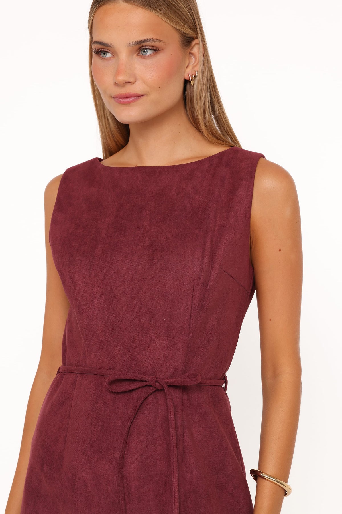 Petal and Pup USA DRESSES Sharna Mini Dress - Burgundy