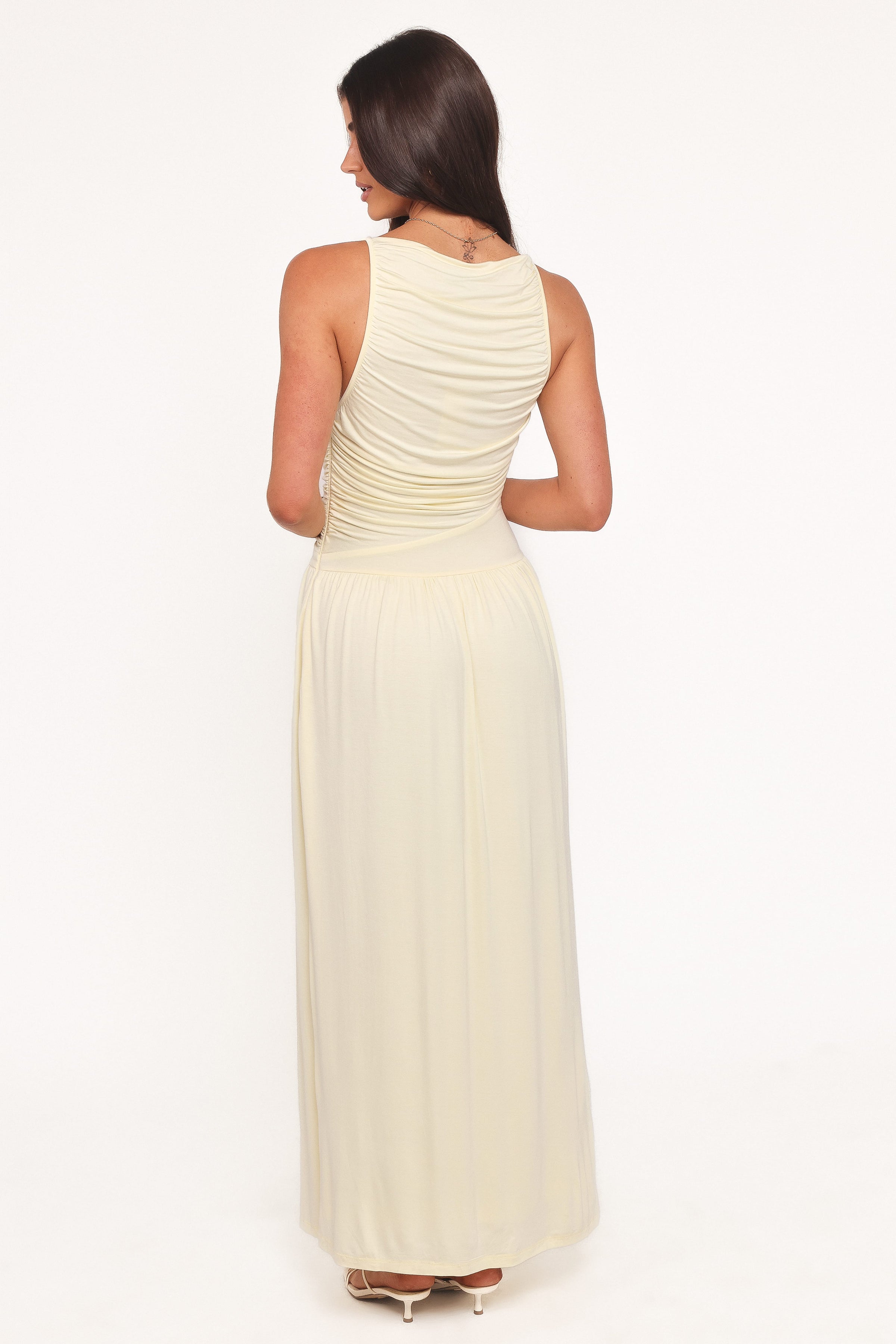 Petal and Pup USA DRESSES Shirley Maxi Dress - Butter Yellow