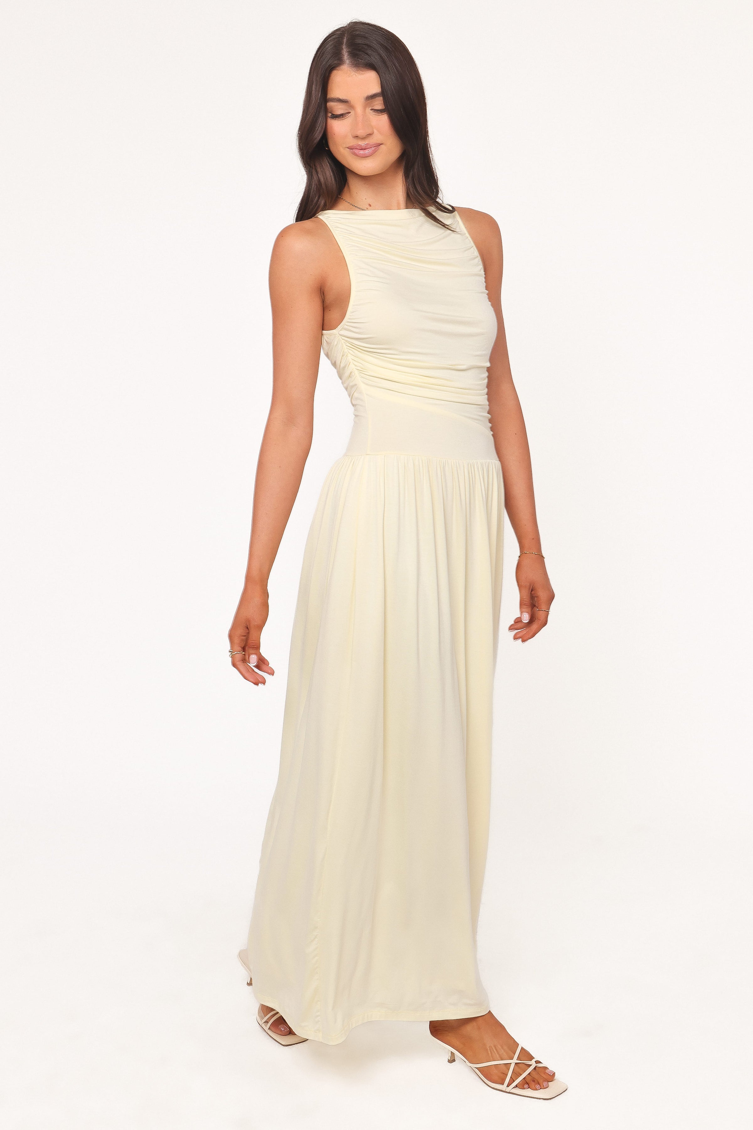 Petal and Pup USA DRESSES Shirley Maxi Dress - Butter Yellow