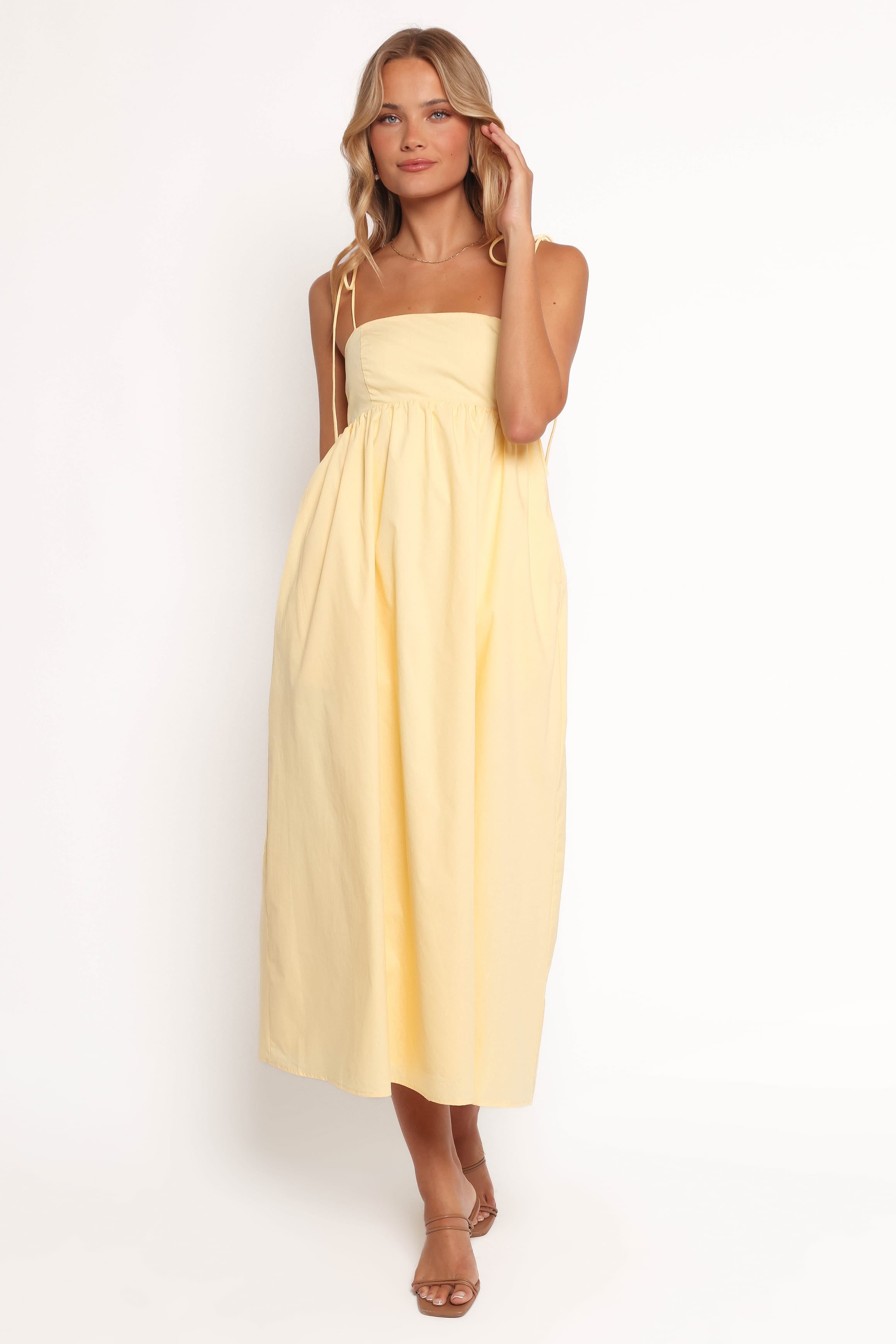 Petal and Pup USA DRESSES Simona Maxi Dress - Yellow