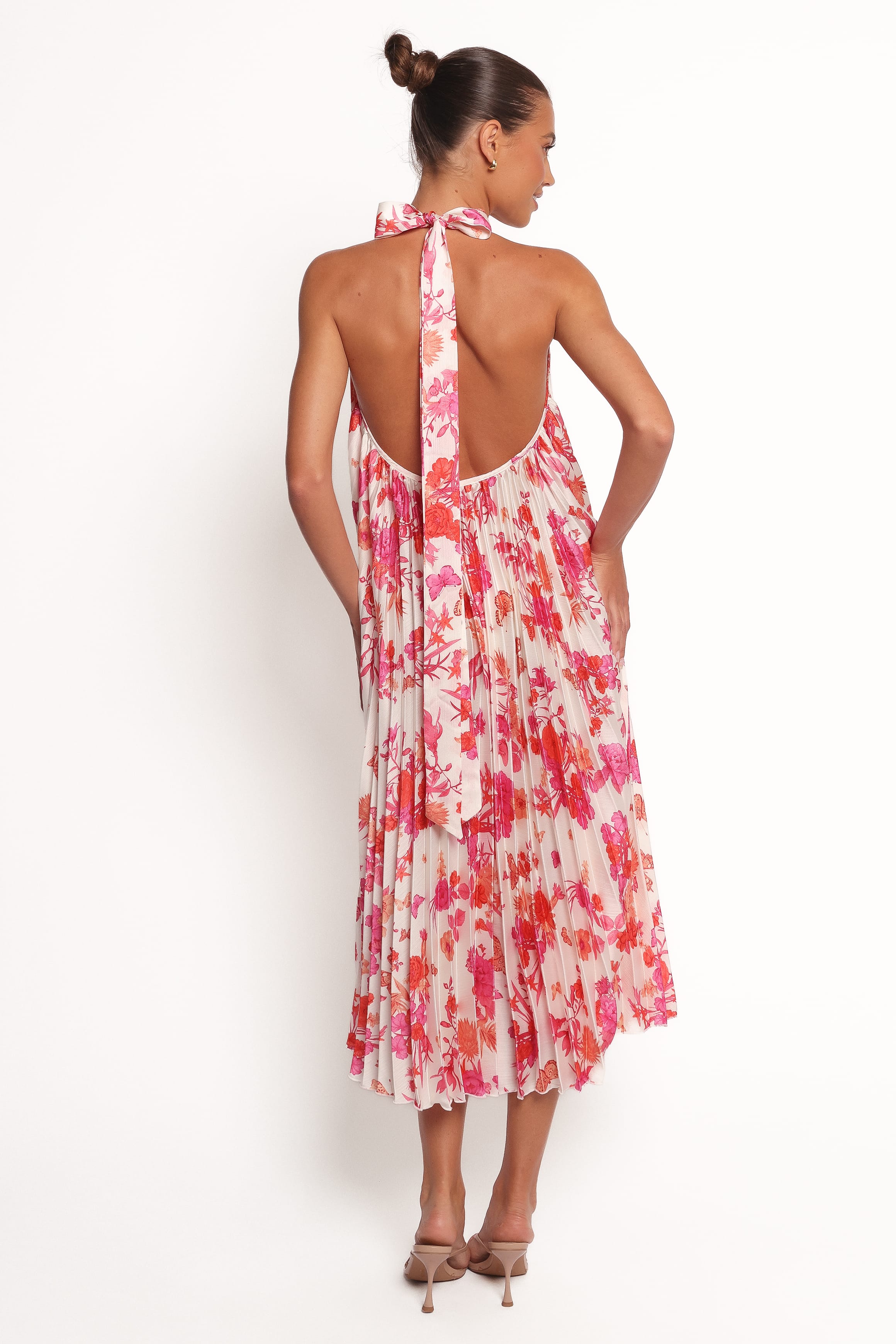 Petal and Pup USA DRESSES Sirmione Maxi Dress - Pink Floral (Hold for Rack)