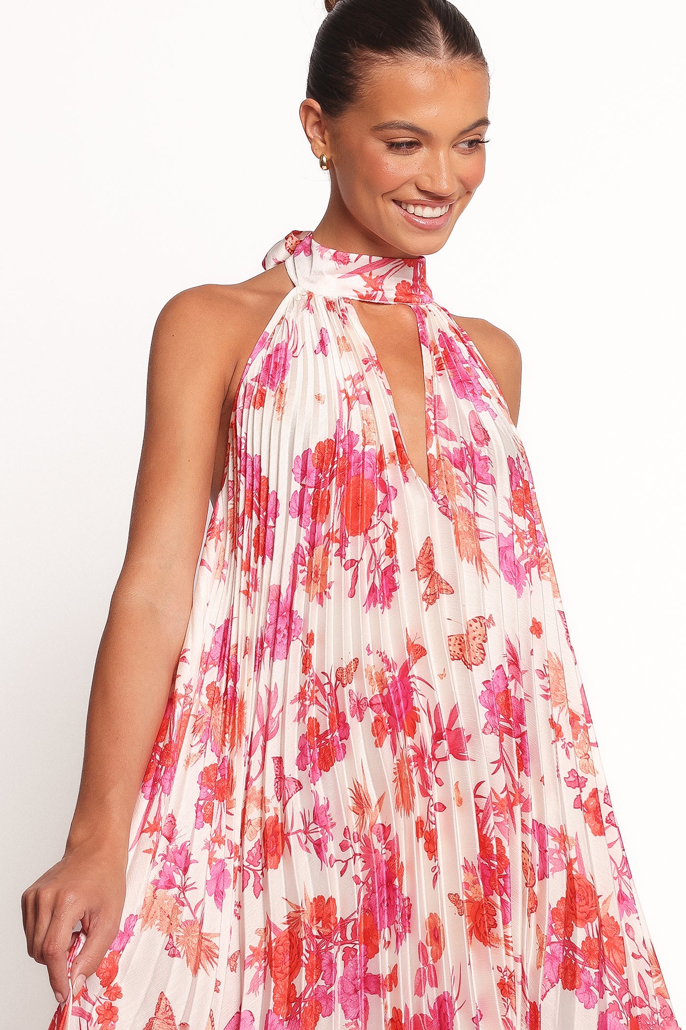 Petal and Pup USA DRESSES Sirmione Maxi Dress - Pink Floral (Hold for Rack)