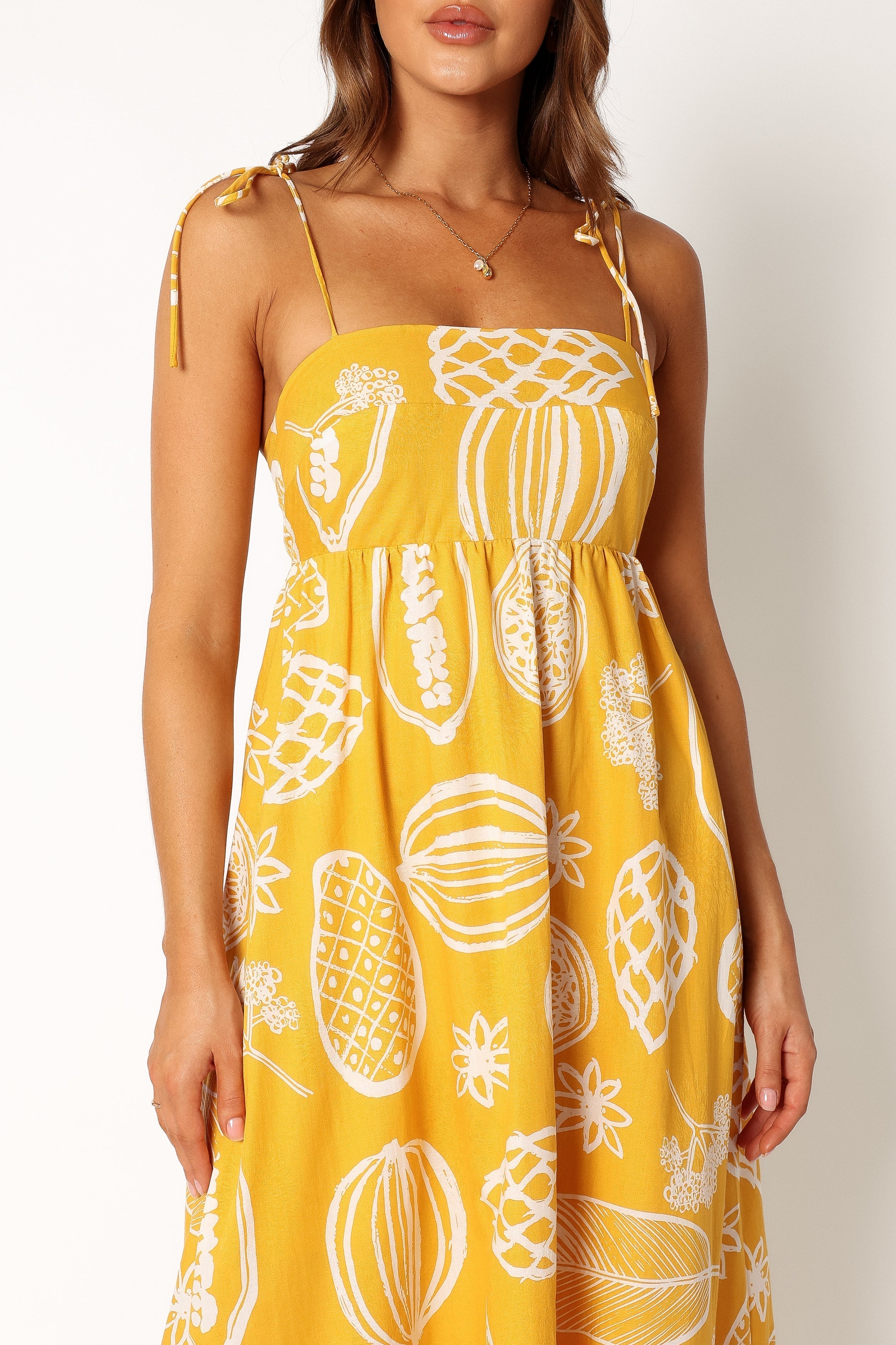 Petal and Pup USA DRESSES Sloane Maxi Dress - Yellow